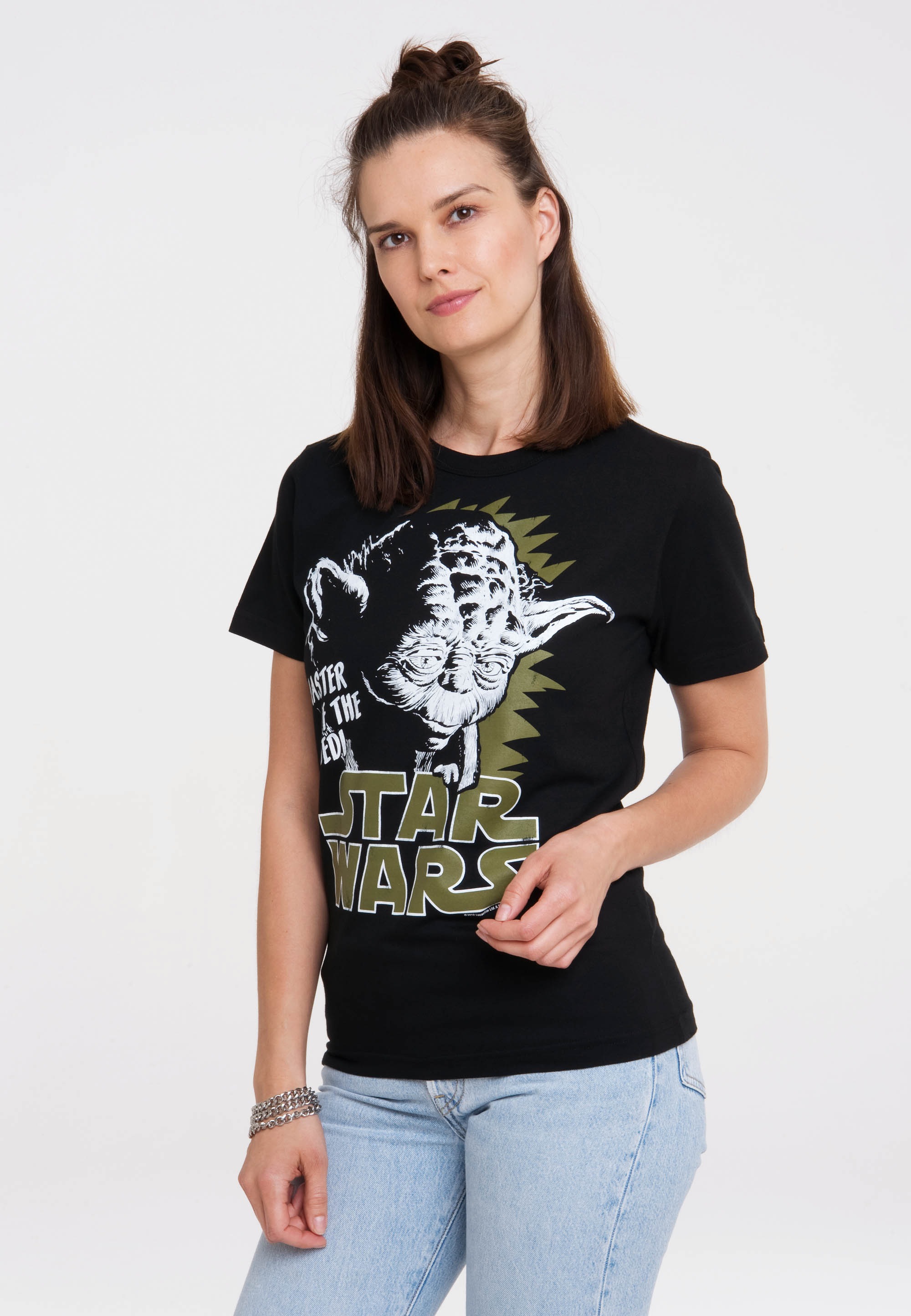 LOGOSHIRT T-Shirt "Star Wars - Yoda", mit lizenziertem Print günstig online kaufen