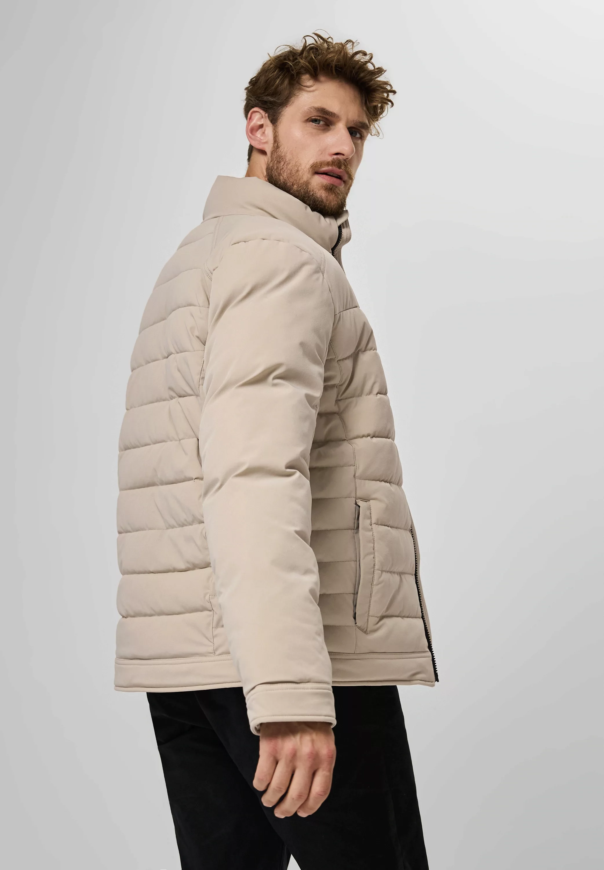 STREET ONE MEN Steppjacke, ohne Kapuze, mit Stehkragen günstig online kaufen