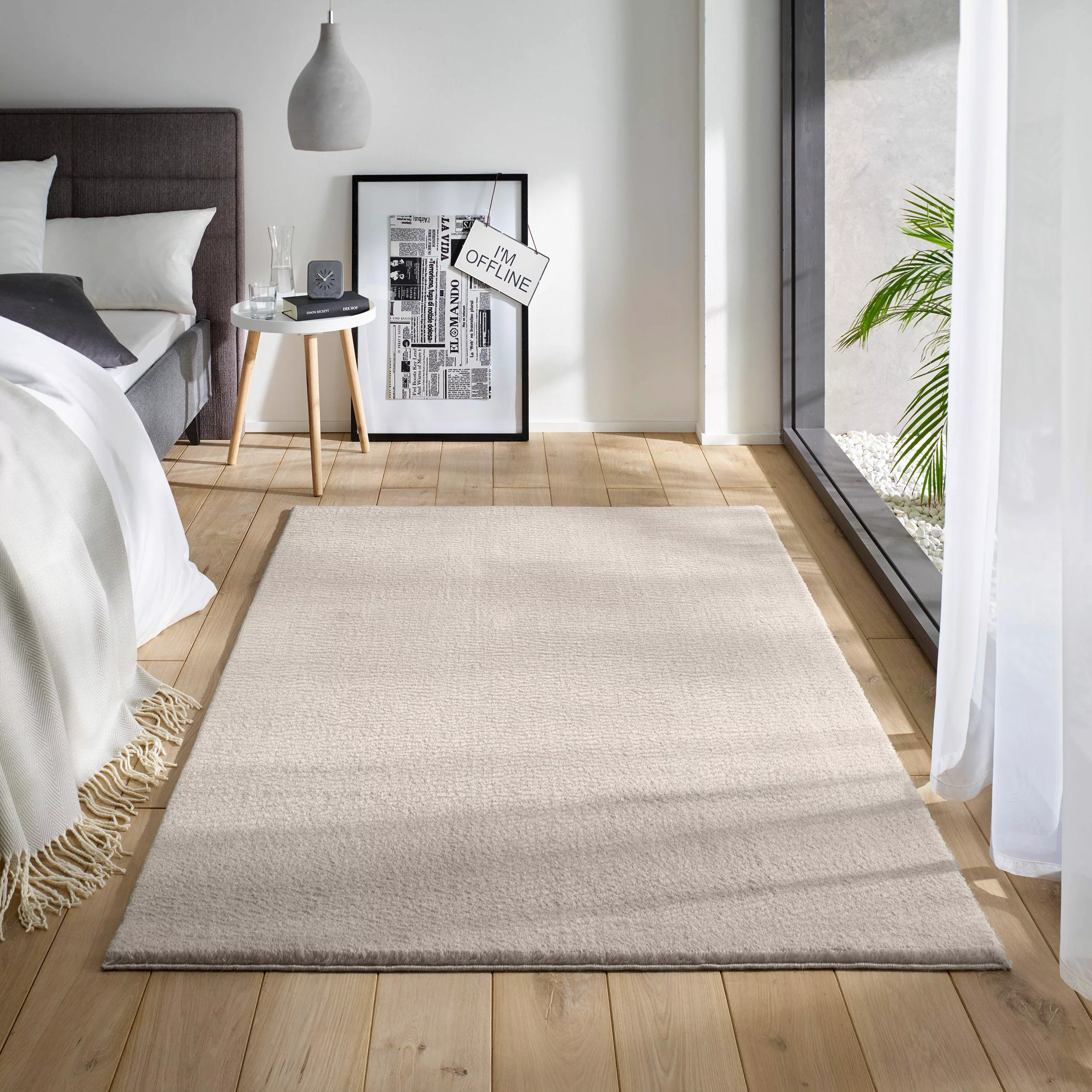 TaCa Home Teppich Waschbarer Kurzflor-Teppich, rechteckig, günstig online kaufen