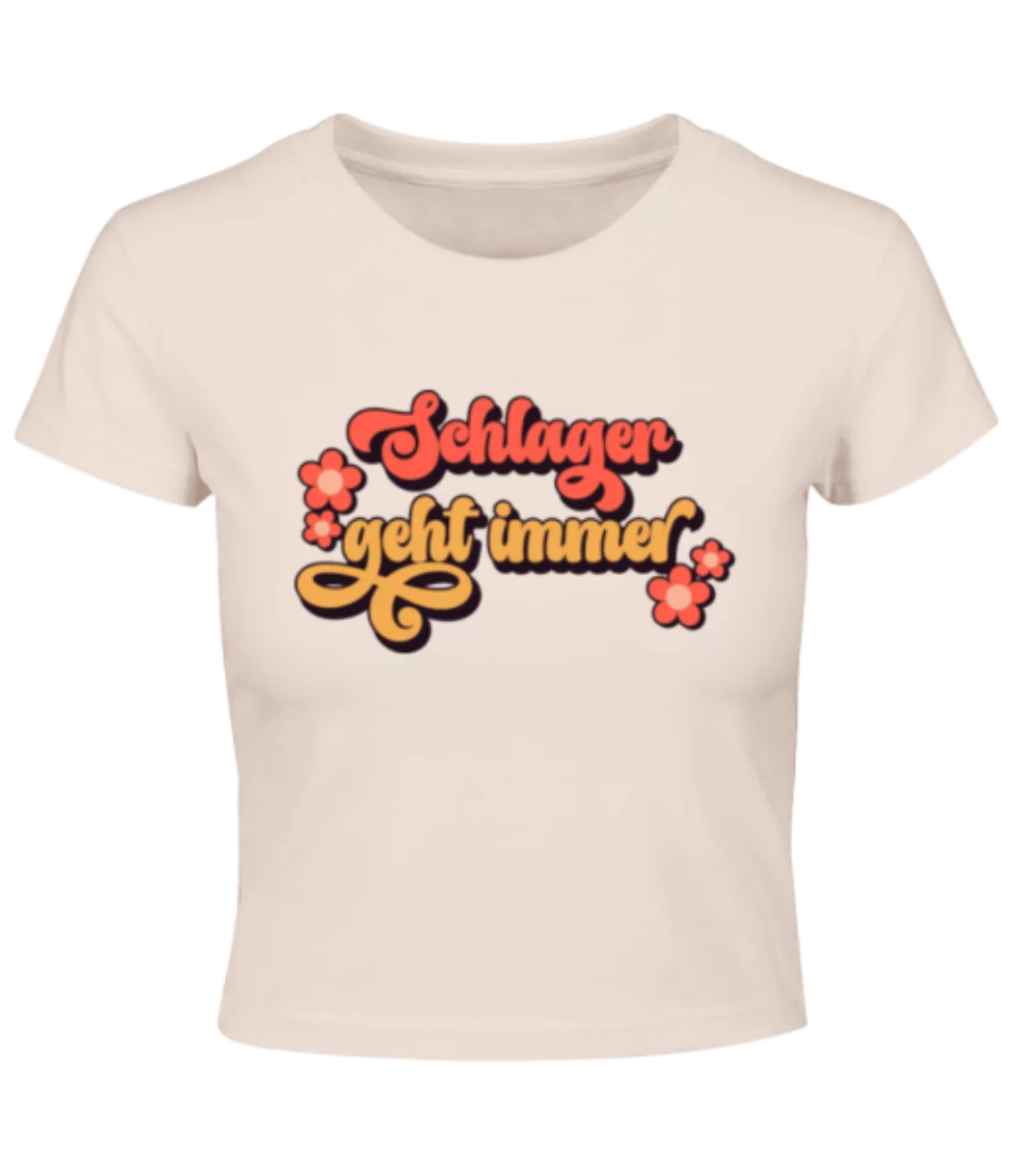 Schlager Geht Immer · Crop T-Shirt günstig online kaufen