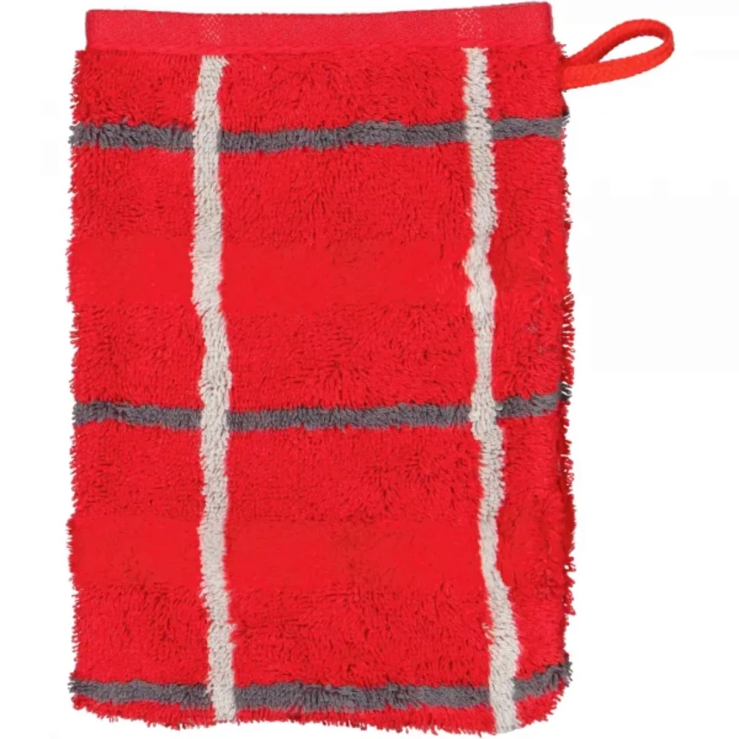 Cawö - Noblesse Square 1079 - Farbe: rot - 27 - Waschhandschuh 16x22 cm günstig online kaufen