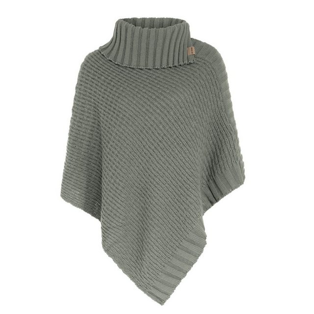 Knit Factory Poncho Nicky Gestrickter Poncho Urban Green (1-St) Strick Ponc günstig online kaufen