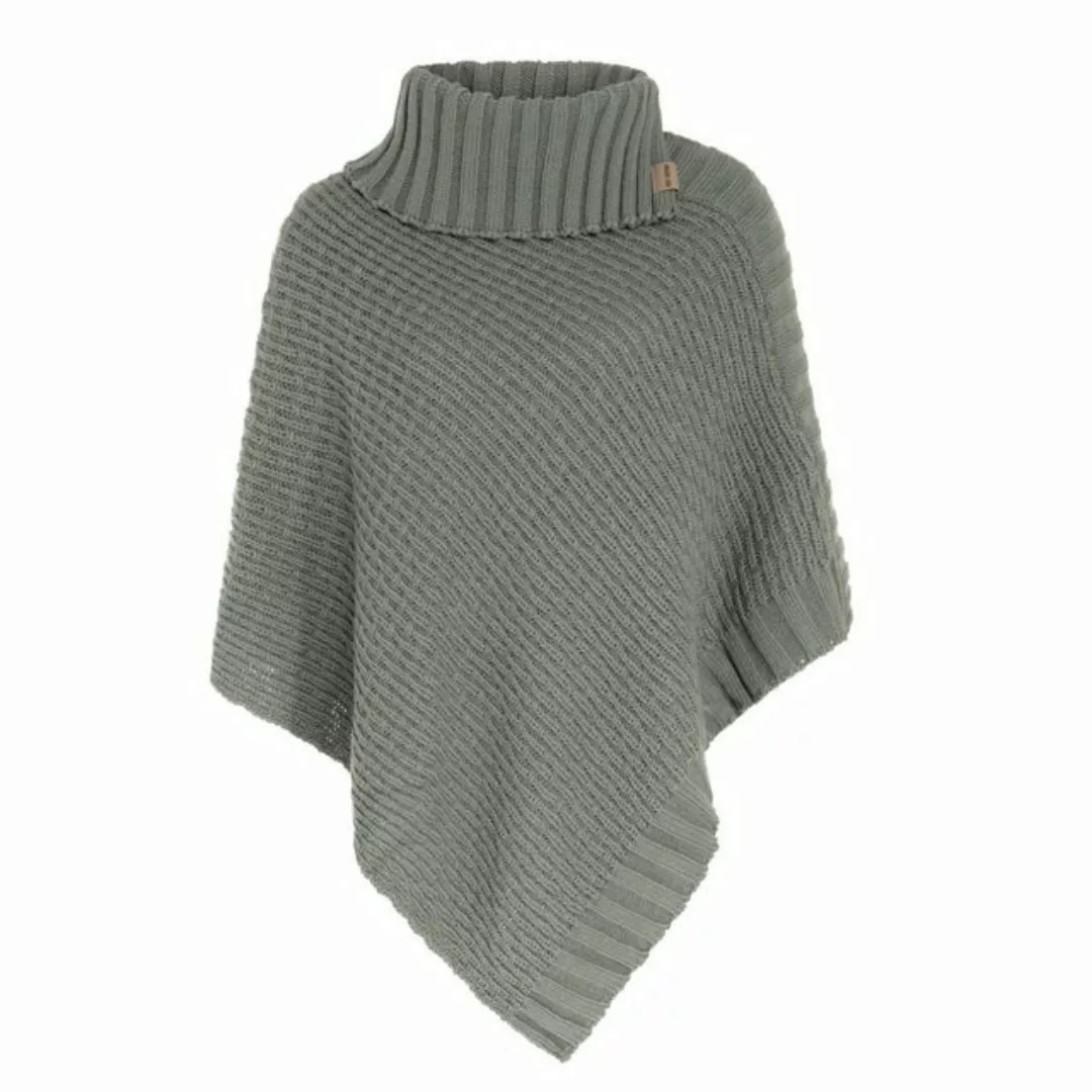 Knit Factory Poncho Nicky Gestrickter Poncho Urban Green (1-St) Strick Ponc günstig online kaufen