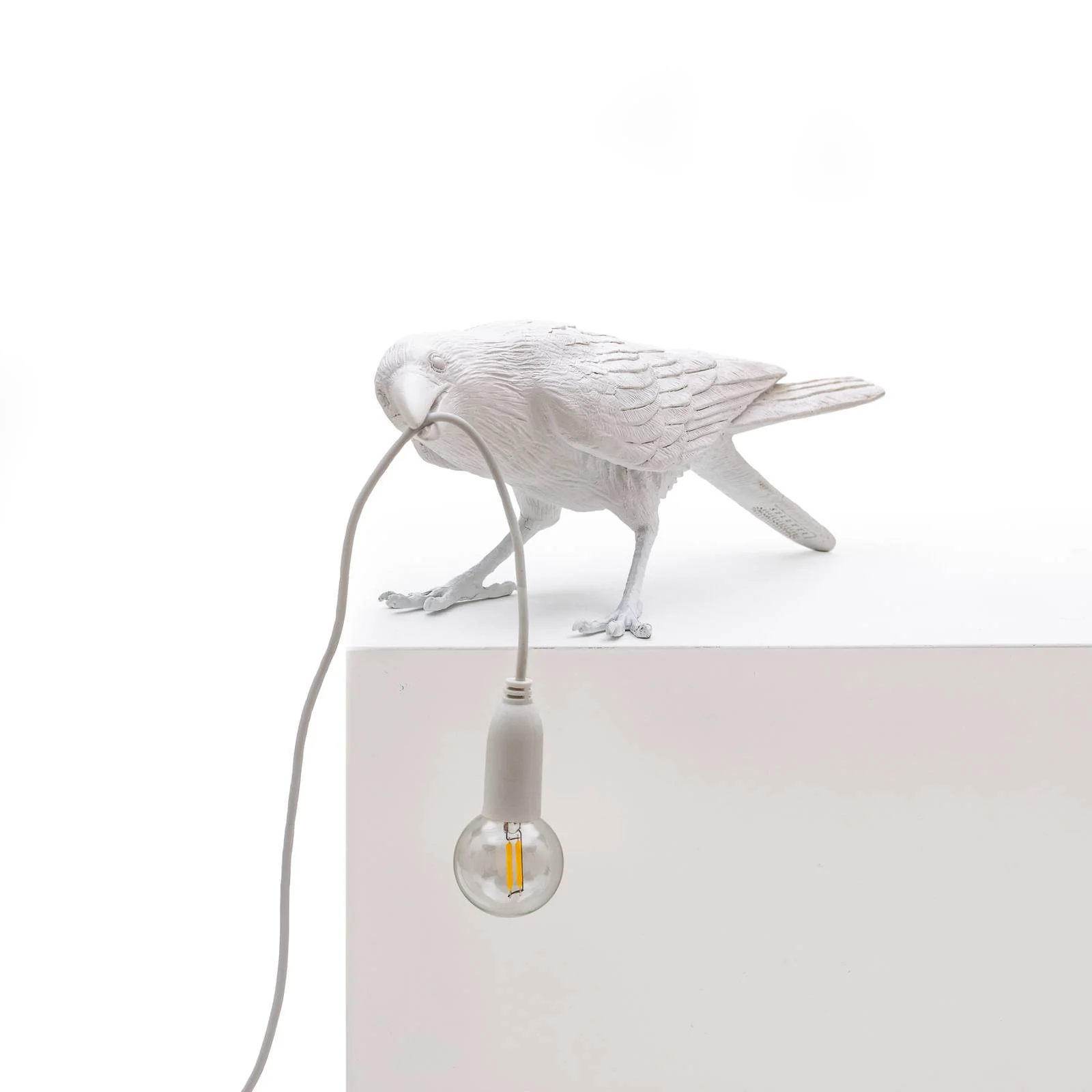 SELETTI Bird Lamp LED-Dekoleuchte, spielend, weiß günstig online kaufen