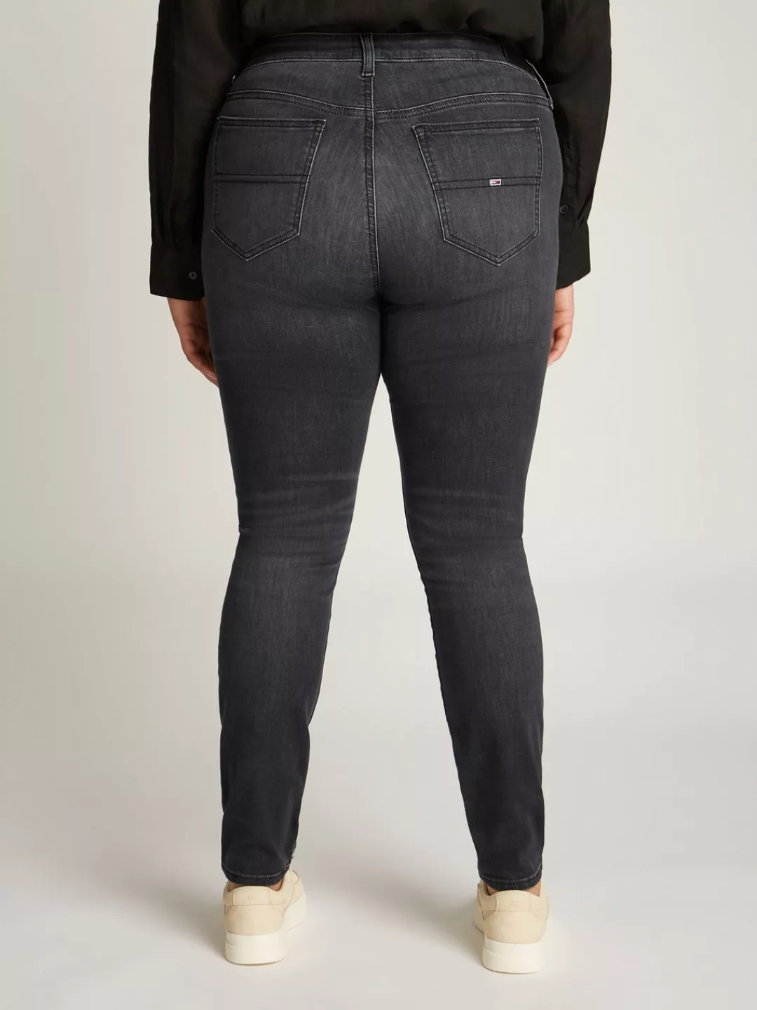 Tommy Jeans Curve Skinny-fit-Jeans "CRV MELANY AI0289", in Großen Größen, m günstig online kaufen