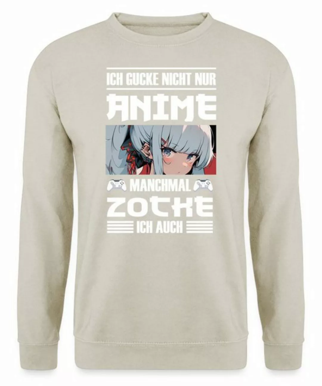 Quattro Formatee Sweatshirt Anime & Zocken - Japan Unisex Pullover (1-tlg) günstig online kaufen