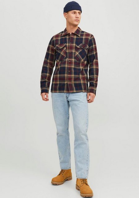 Jack & Jones Langarmhemd JJEEDDIE OVERSHIRT LS NOOS günstig online kaufen