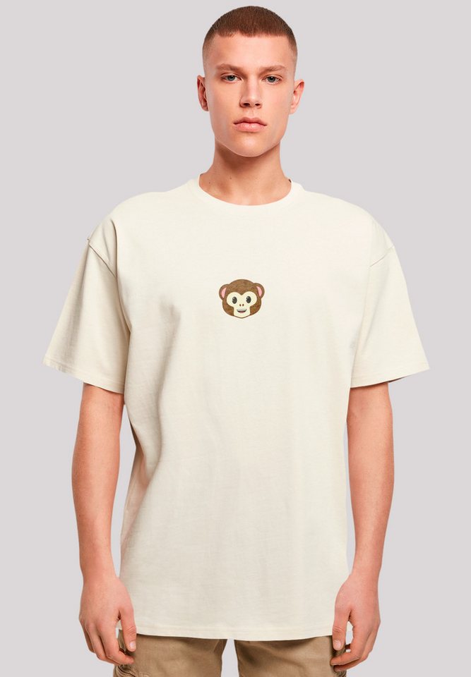 emoji couture T-Shirt Smiling monkey furry face Premium Qualität günstig online kaufen