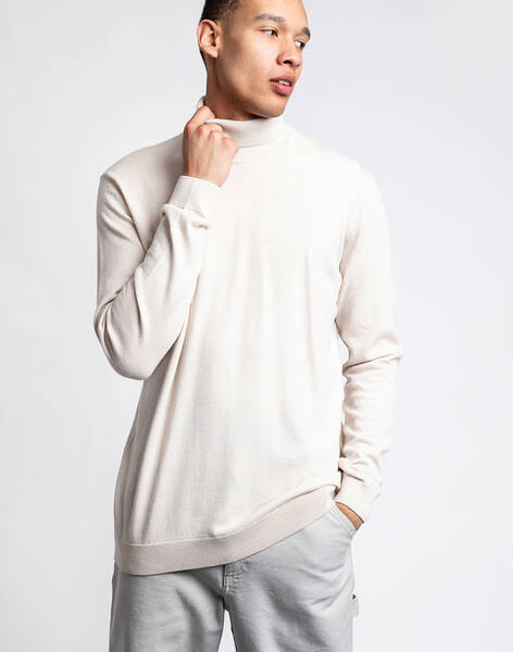 Rollkragenpullover - Forrest Roll Neck Merino Wool Knit günstig online kaufen