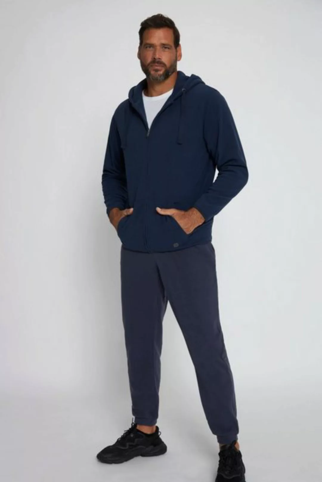 JP1880 Fleecejacke Jogginganzug Fleece 2-teilig Homewear Kapuze günstig online kaufen