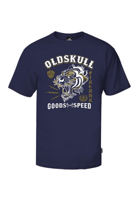 Oldskull T-Shirt Retro Teeger Vintage Logo Graphic günstig online kaufen