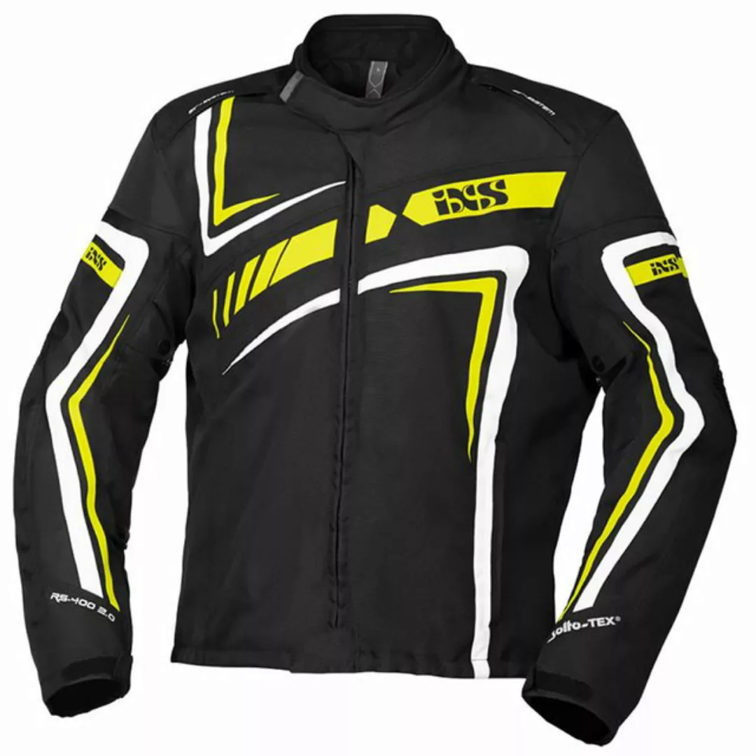 IXS Motorradjacke iXS RS-400-ST 2.0 Textiljacke black yellow white XL günstig online kaufen