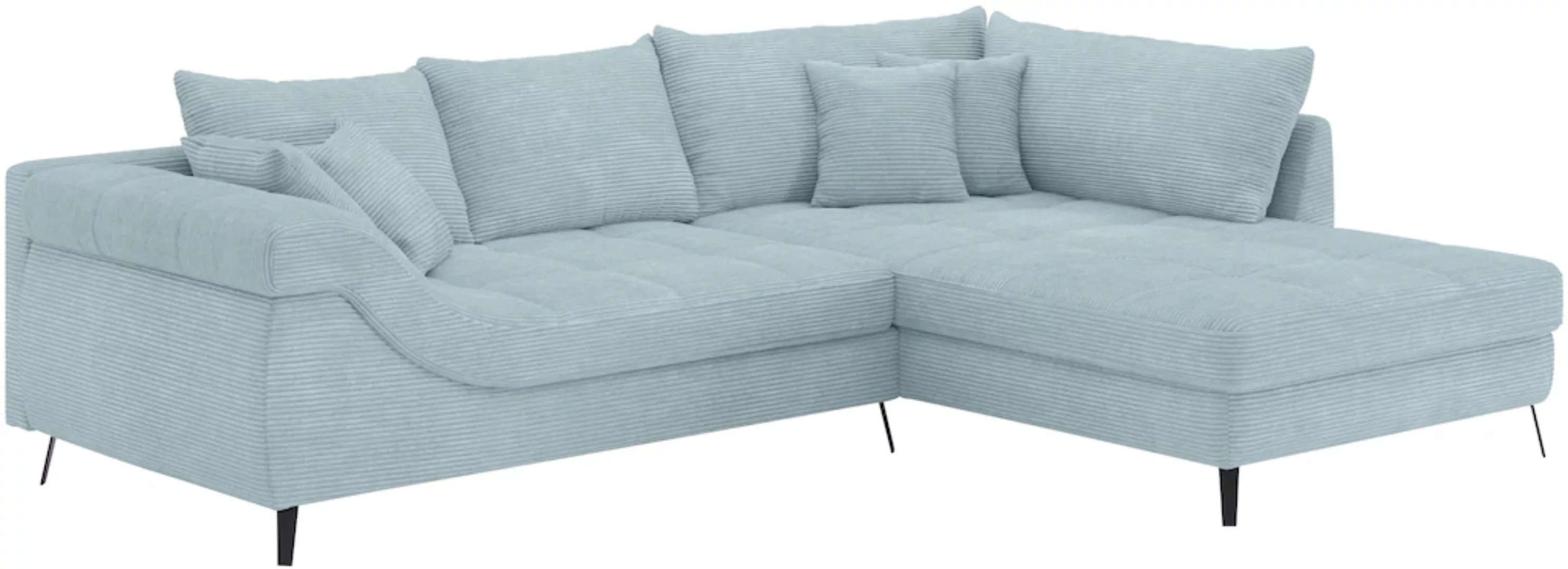 Mr. Couch Ecksofa "Portofino, L-Form", Mit Kaltschaumpolsterung, bis 140 kg günstig online kaufen