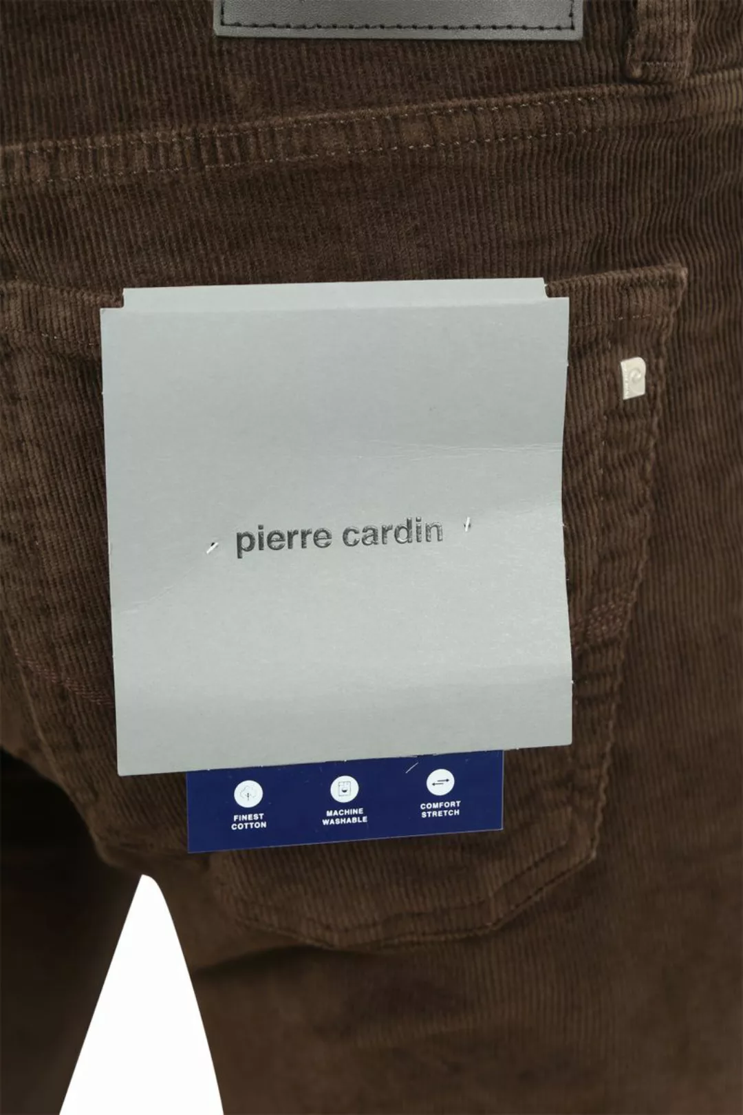 Pierre Cardin Trousers Lyon Future Flex Corduroy Braun - Größe W 33 - L 32 günstig online kaufen
