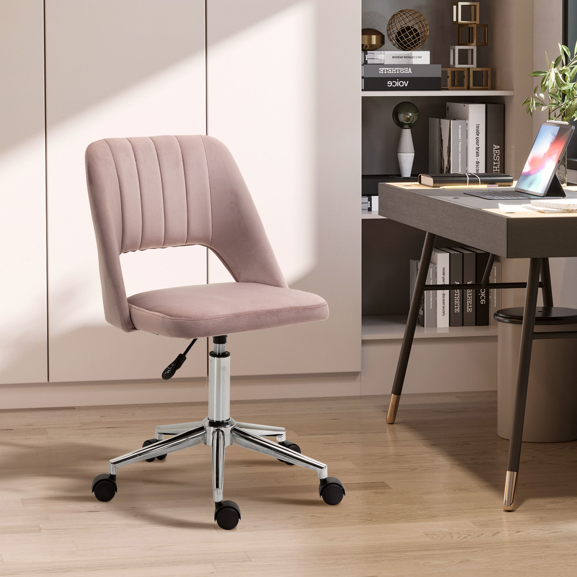 Vinsetto Bürostuhl zeitgemäßes Design drehbar 360° ergonomisch gerippte bel günstig online kaufen