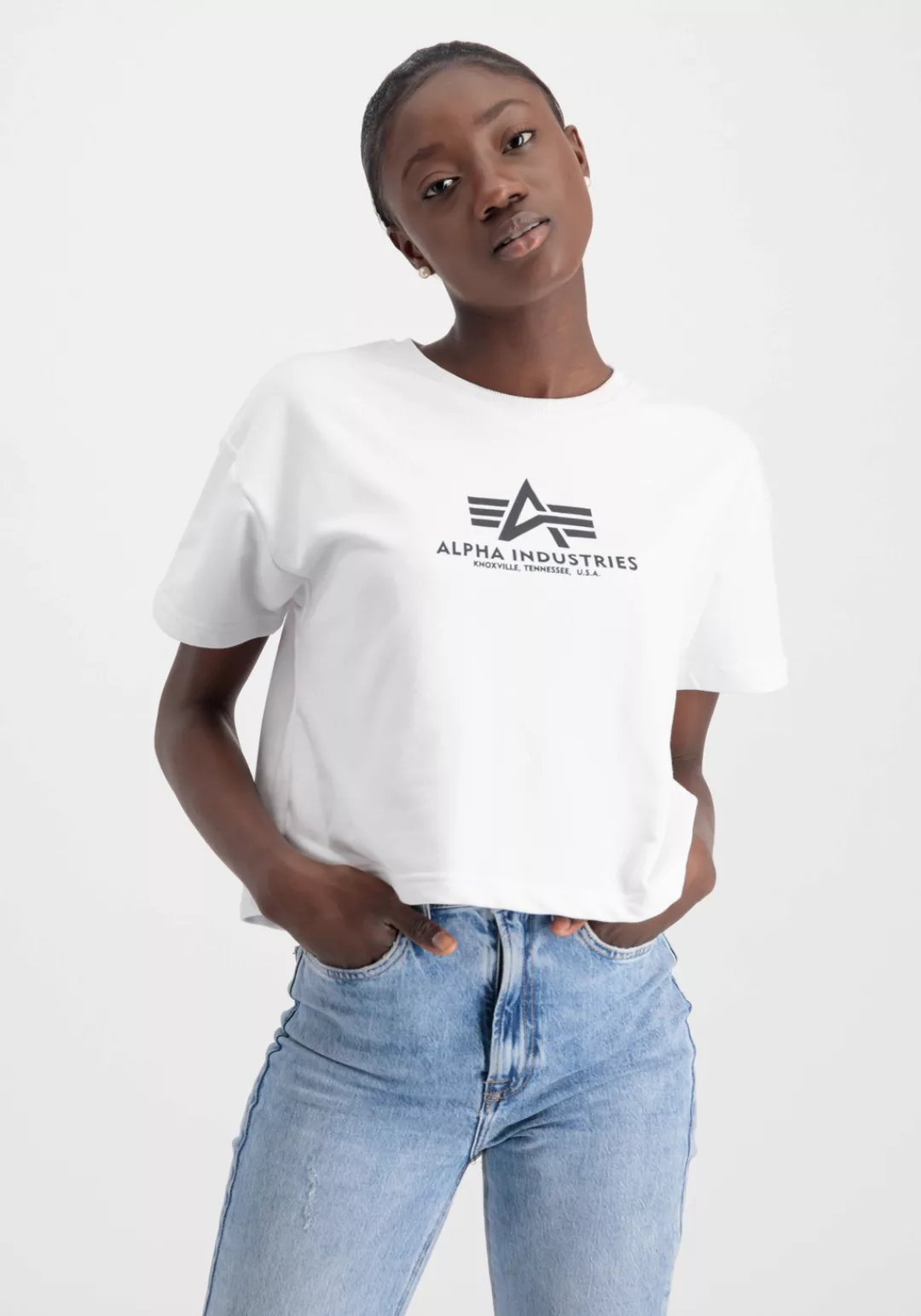 Alpha Industries T-Shirt Alpha Industries Women - T-Shirts Basic Boxy T Wom günstig online kaufen