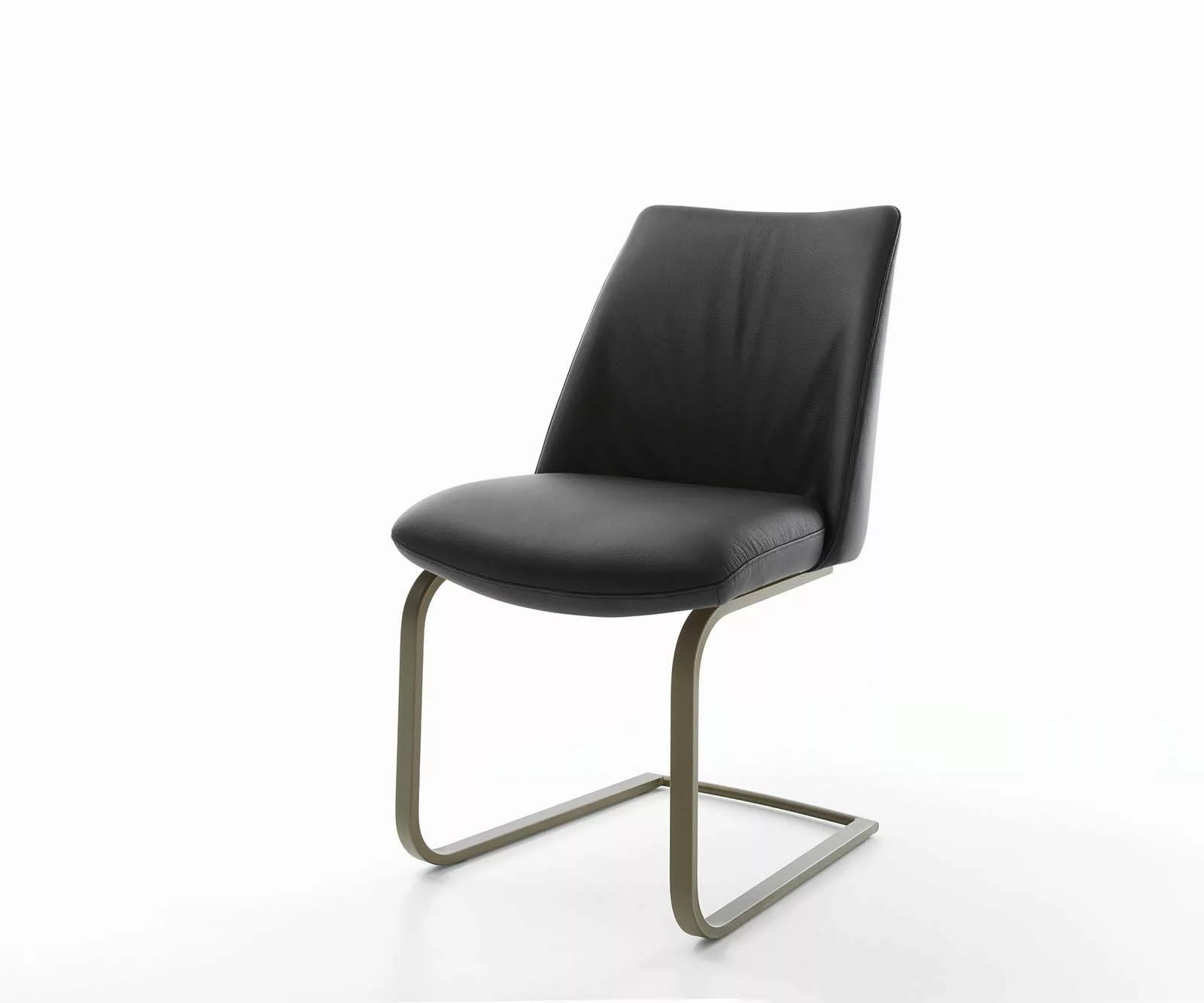 DELIFE Polsterstuhl Elso-Flex, Freischwinger flach Effektfinish günstig online kaufen