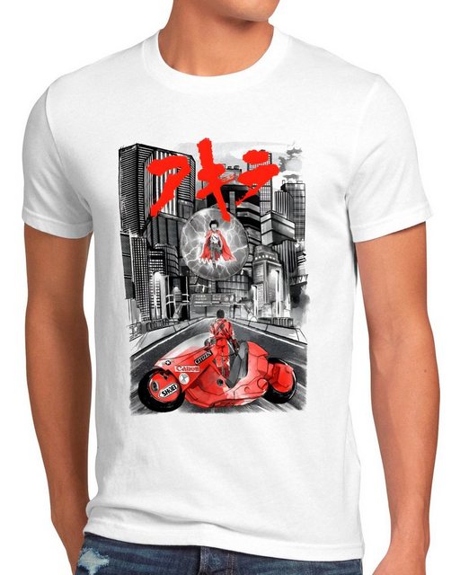 style3 T-Shirt Epic Motorbike Battle akira manga anime cosplay japan günstig online kaufen