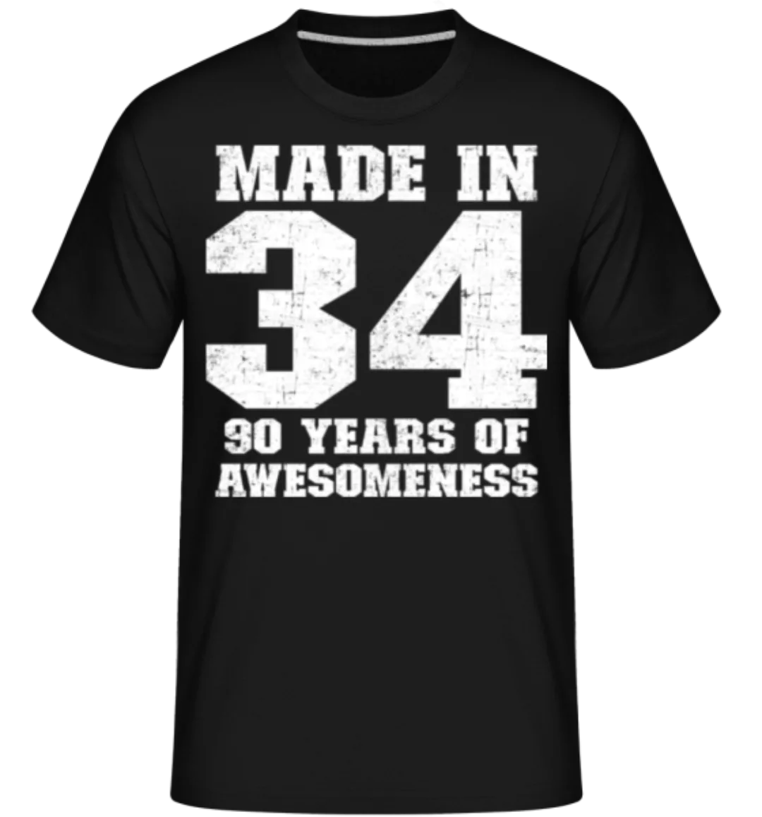 90 Years Of Awesomeness · Shirtinator Männer T-Shirt günstig online kaufen