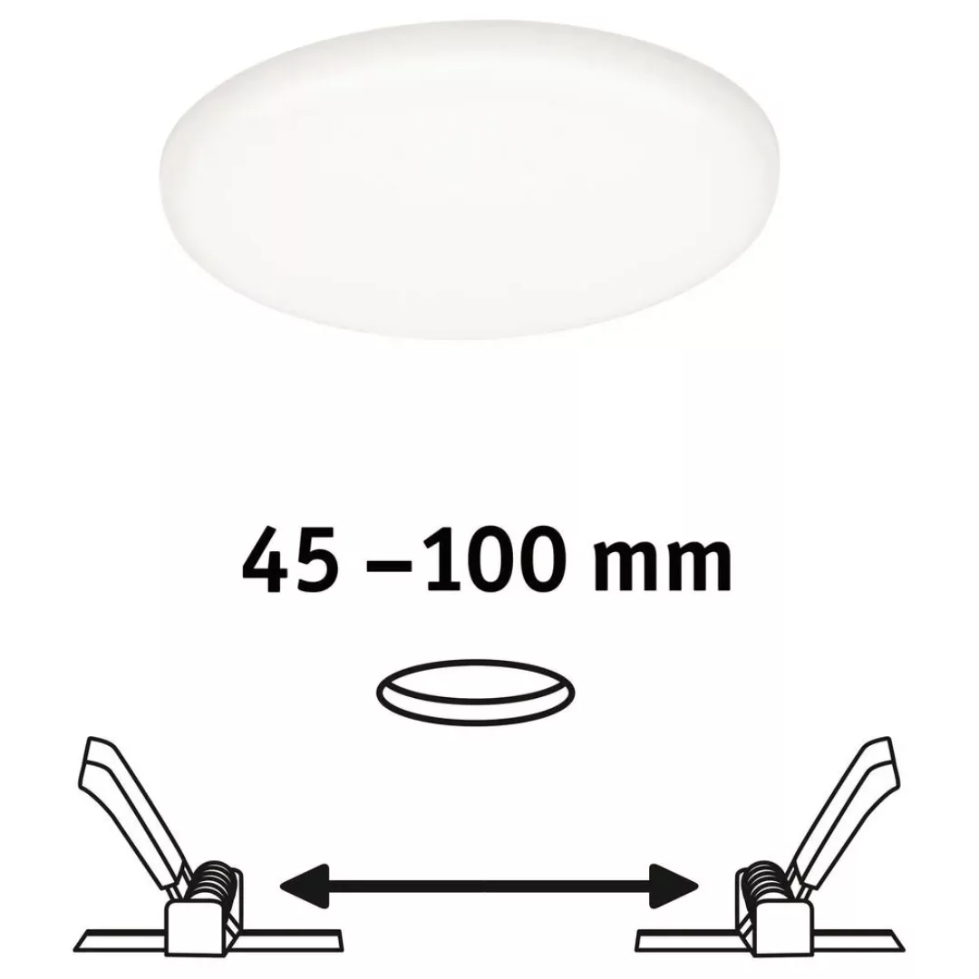 Paulmann Veluna LED-Einbauleuchte 4.000K Ø 12,5cm günstig online kaufen