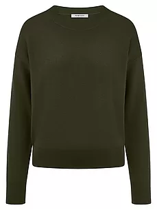 Rundhals-Pullover Peter Hahn grün günstig online kaufen