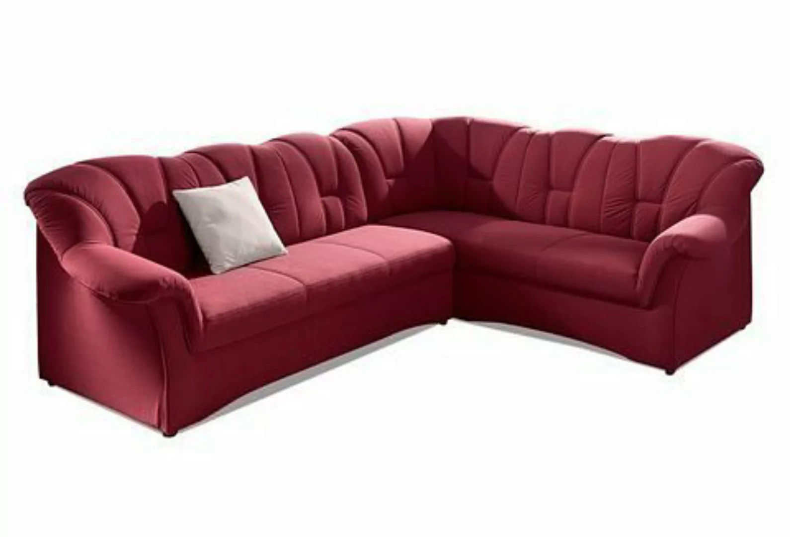 DOMO collection Ecksofa Papenburg B/T/H: 242/190/84 cm L-Form, wahlweise mi günstig online kaufen