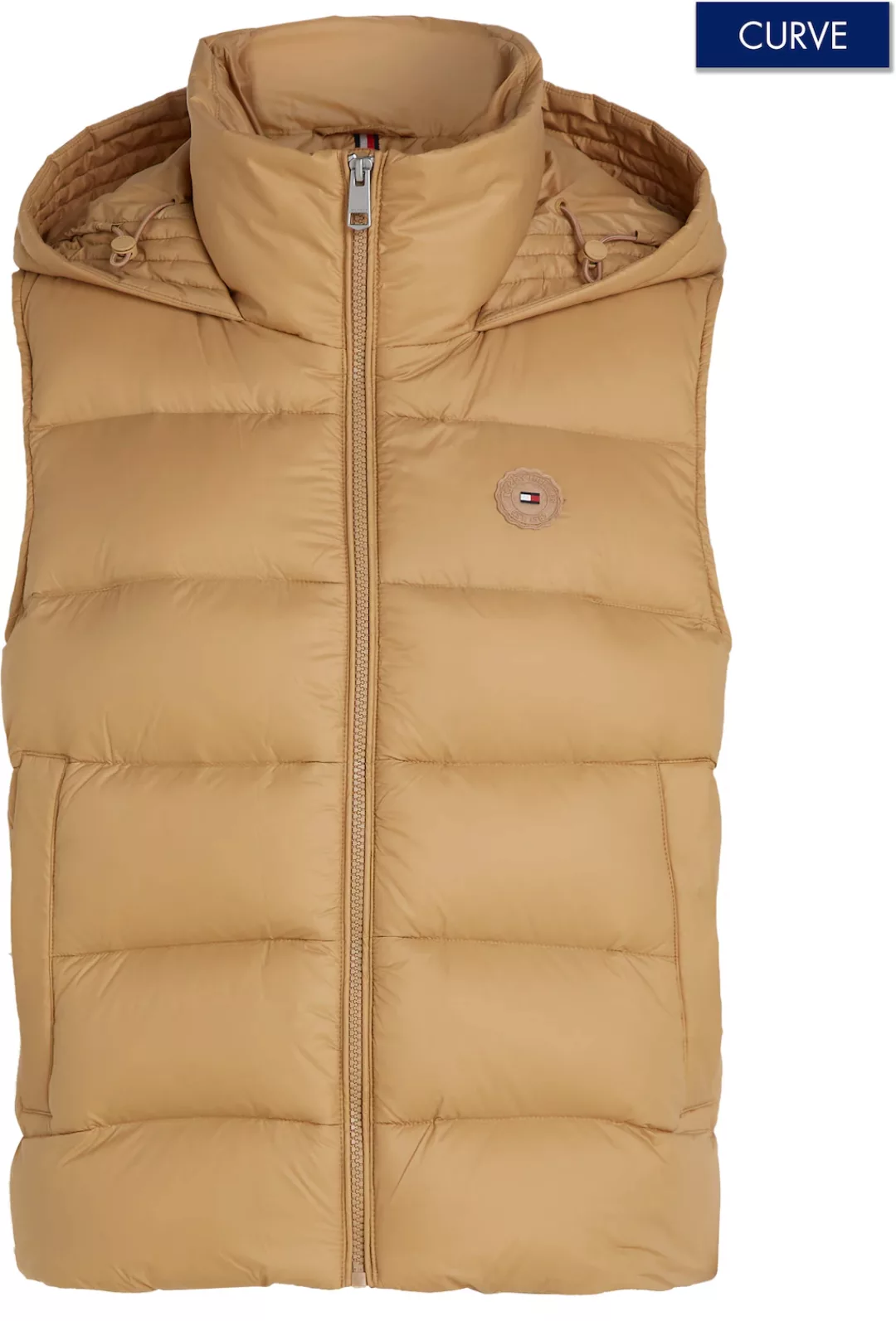 Tommy Hilfiger Curve Steppweste CRV CASUAL LW DOWN HOOD VEST in Großen Größ günstig online kaufen