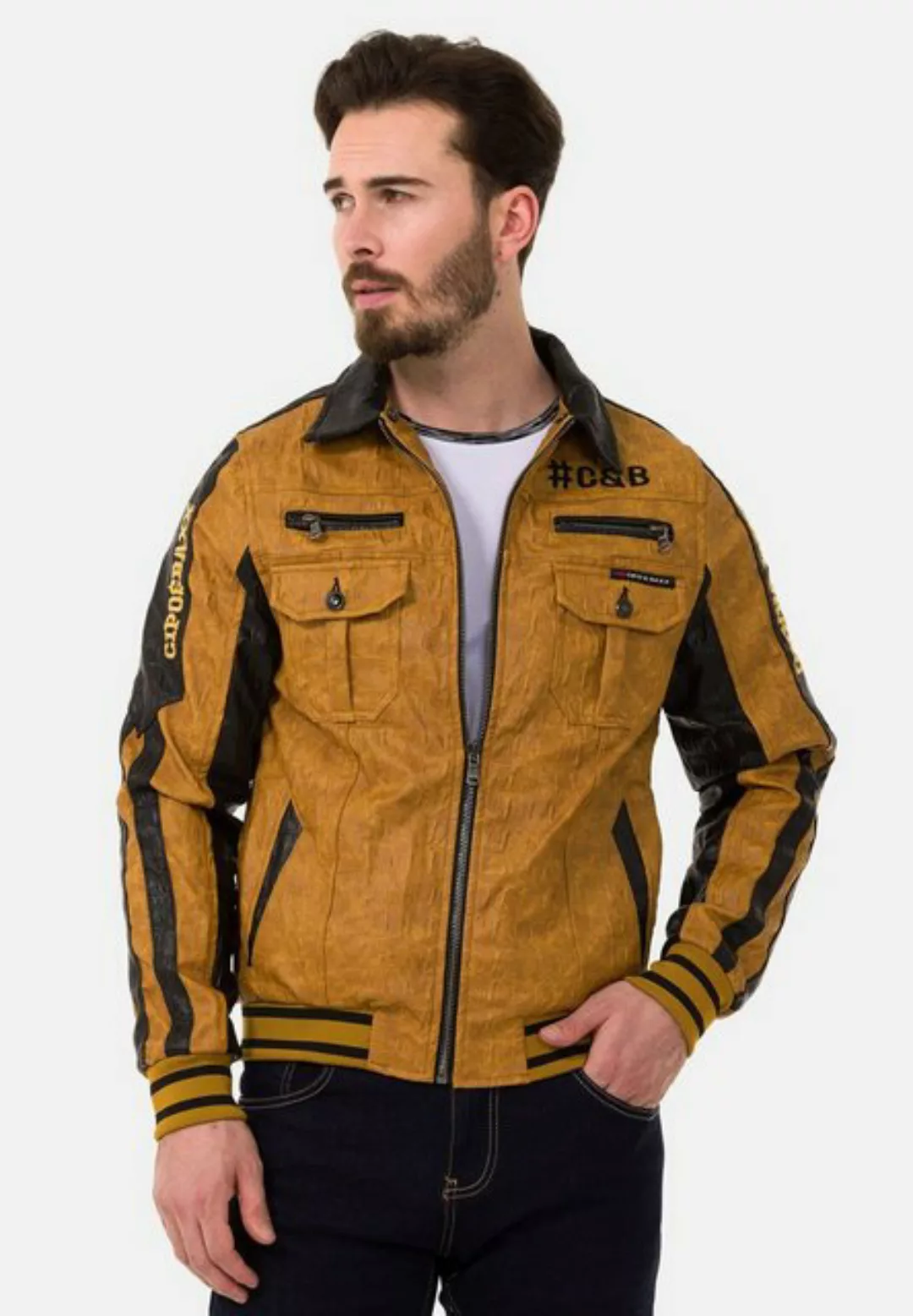 Cipo & Baxx Outdoorjacke in extravagantem Look günstig online kaufen