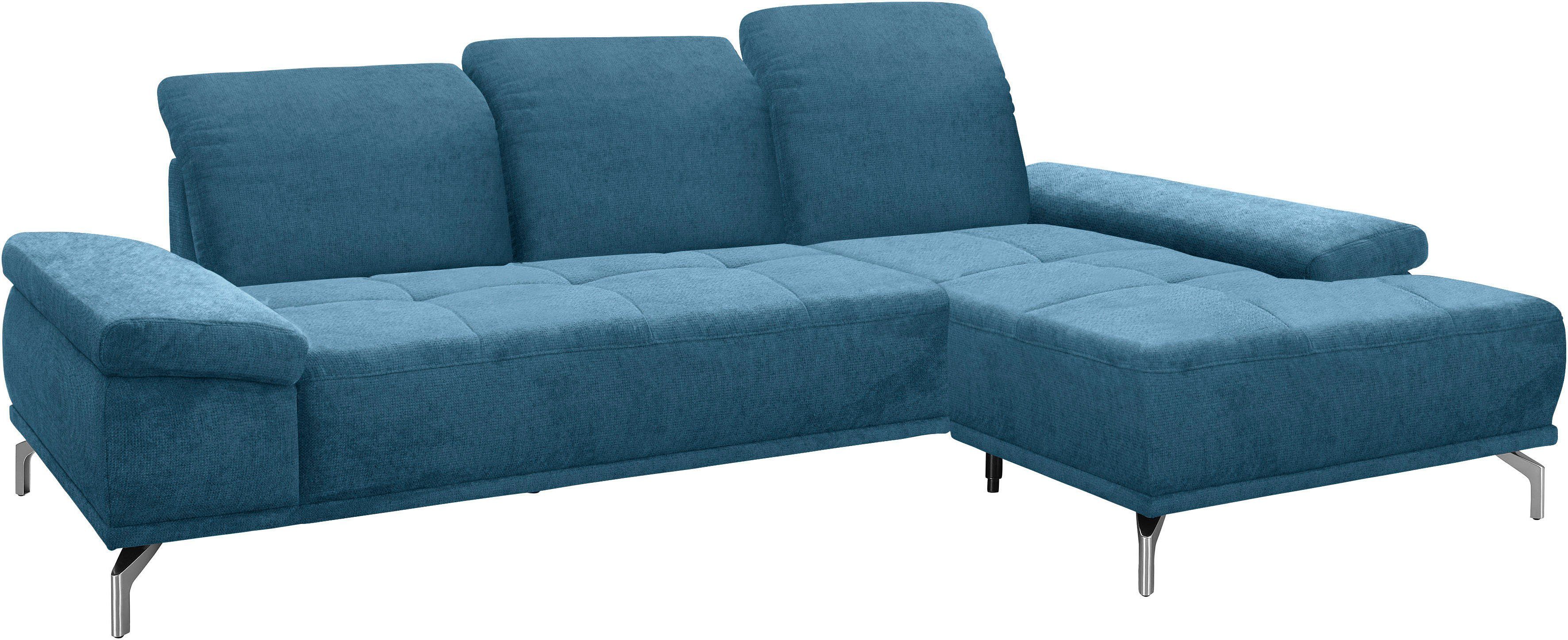 Places of Style Ecksofa Caluna, Inkl.Sitztiefenverstellung, günstig online kaufen