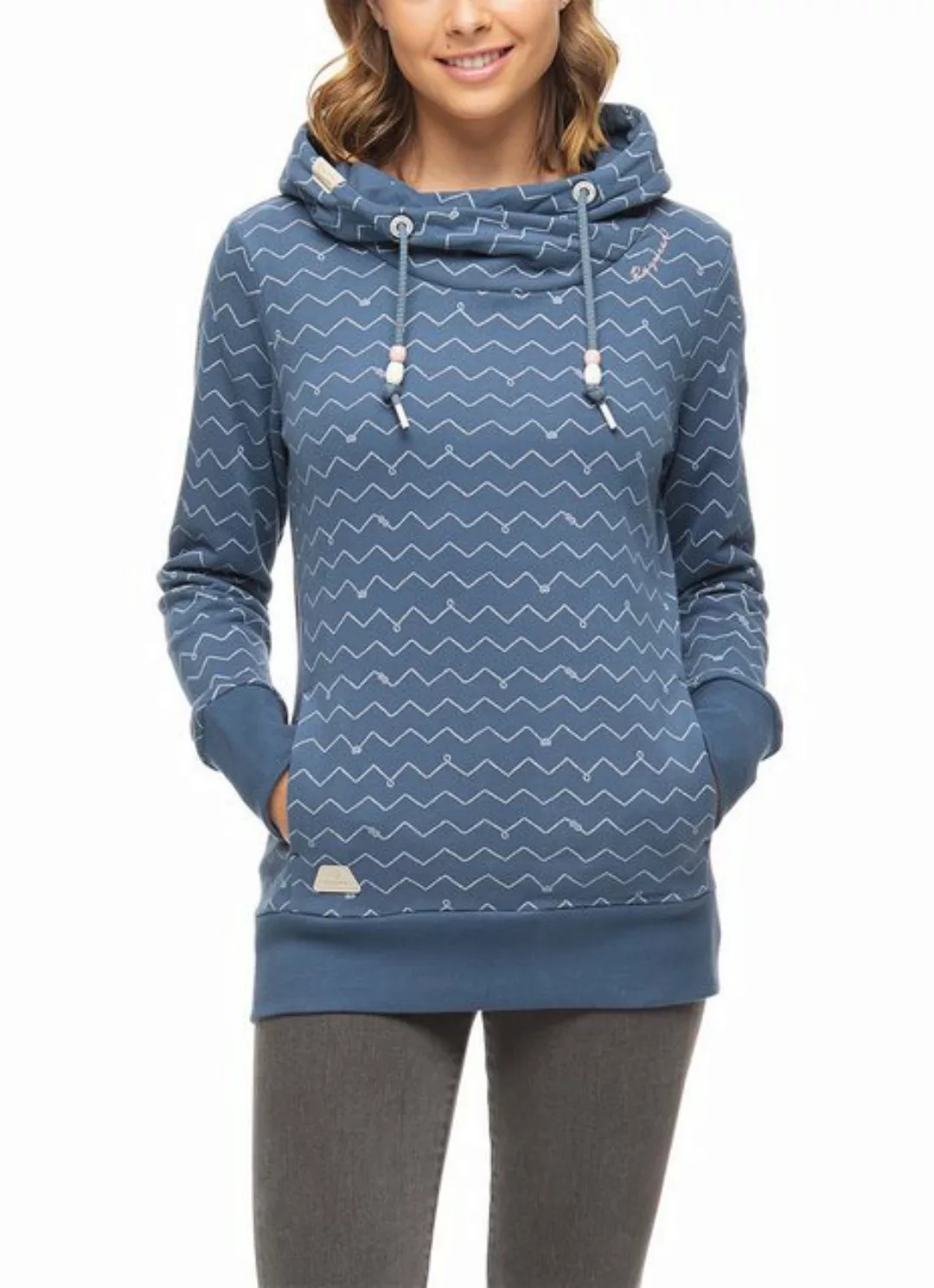 Ragwear Hoodie Damen Gripy Zig Zag günstig online kaufen