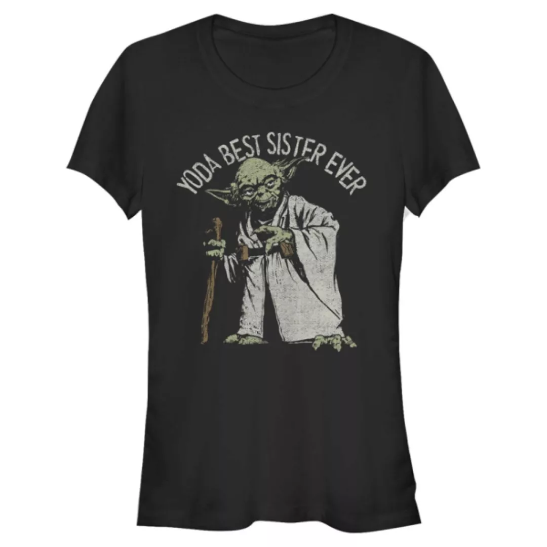 Star Wars - Yoda Green Sister - Familie - Frauen T-Shirt günstig online kaufen