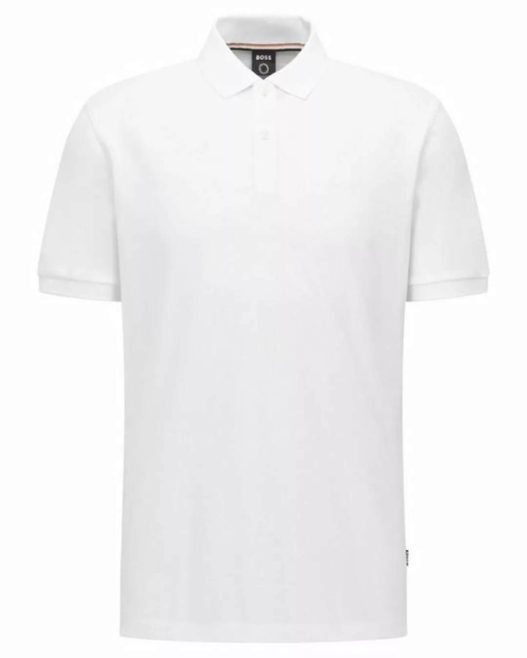 BOSS Poloshirt Poloshirt aus Bio-Baumwolle mit Logo-Stickerei günstig online kaufen