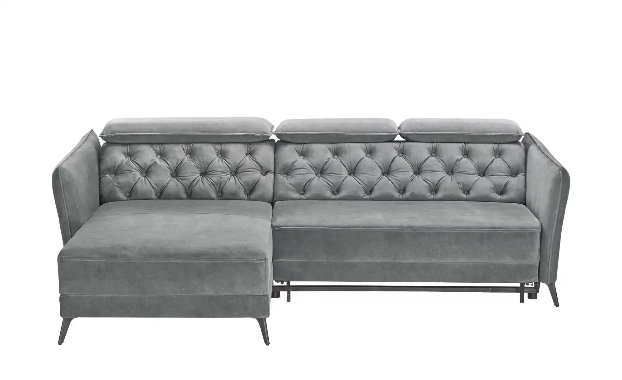 smart Ecksofa  Kavita  ¦ grau ¦ Maße (cm): B: 254 H: 85 T: 199.0 Polstermöb günstig online kaufen