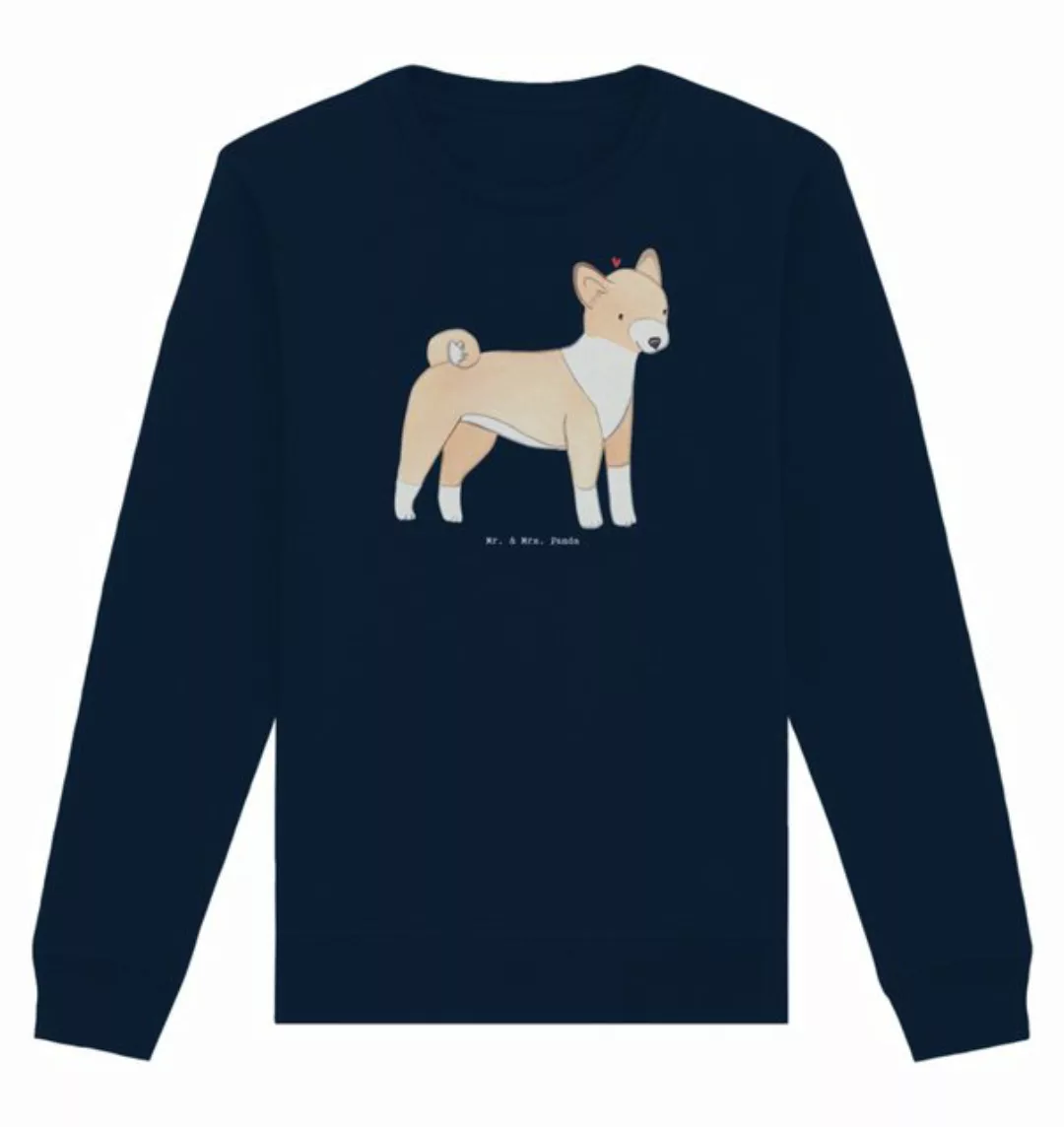 Mr. & Mrs. Panda Longpullover Größe XL Basenji Moment - French Navy - Gesch günstig online kaufen