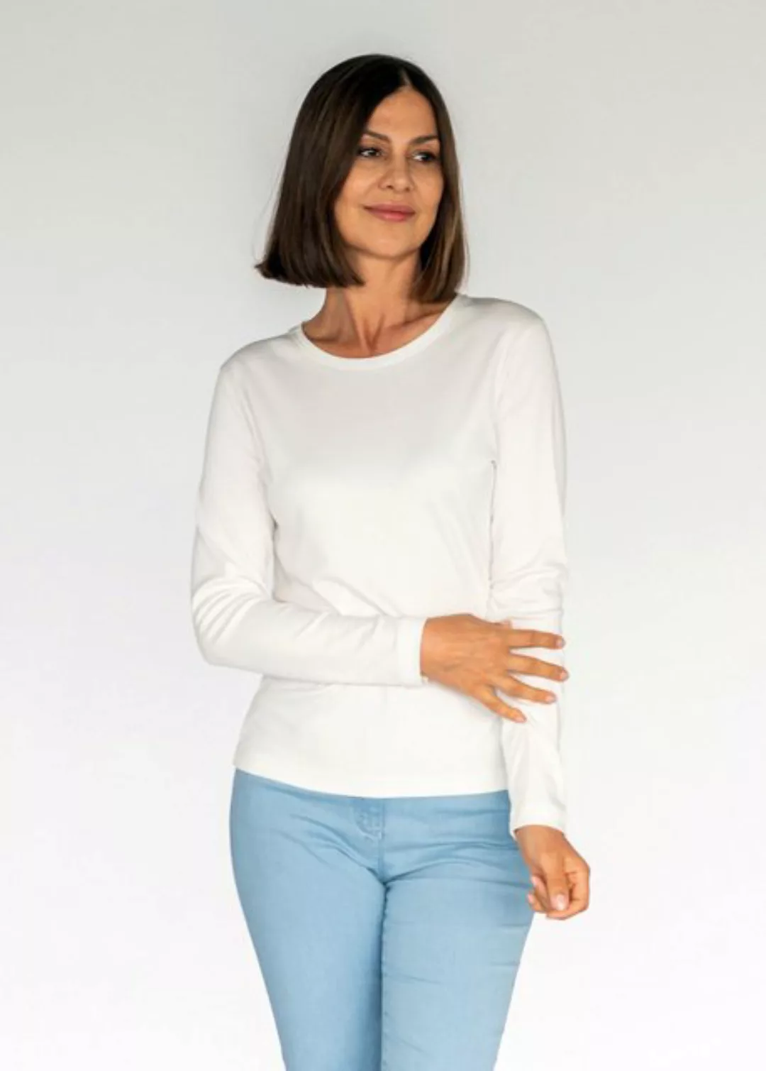 Clarina Langarmshirt Ganzjahres NOS Rdh.-Shirt, 1/1 günstig online kaufen