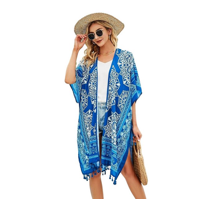 AUKUU Strandkleid Boho Strandüberwurf Sonnenschutz Überwurf 92*100cm günstig online kaufen