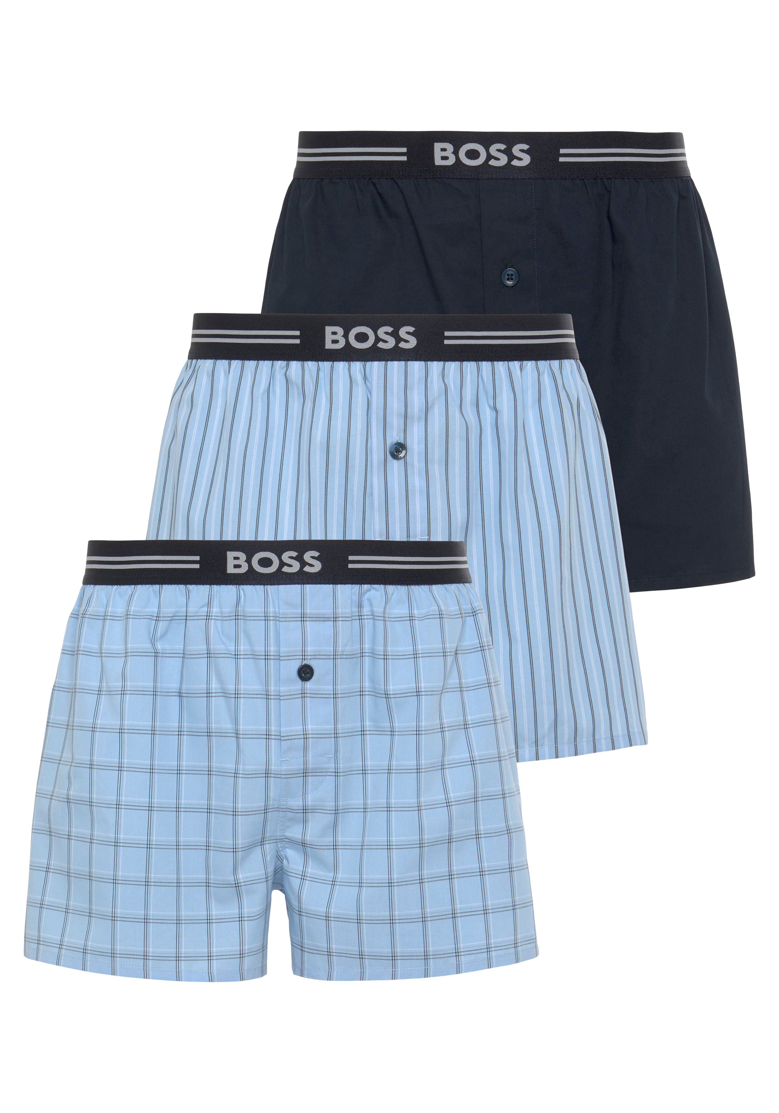 BOSS Boxershorts 3P Woven Boxer (Packung, günstig online kaufen