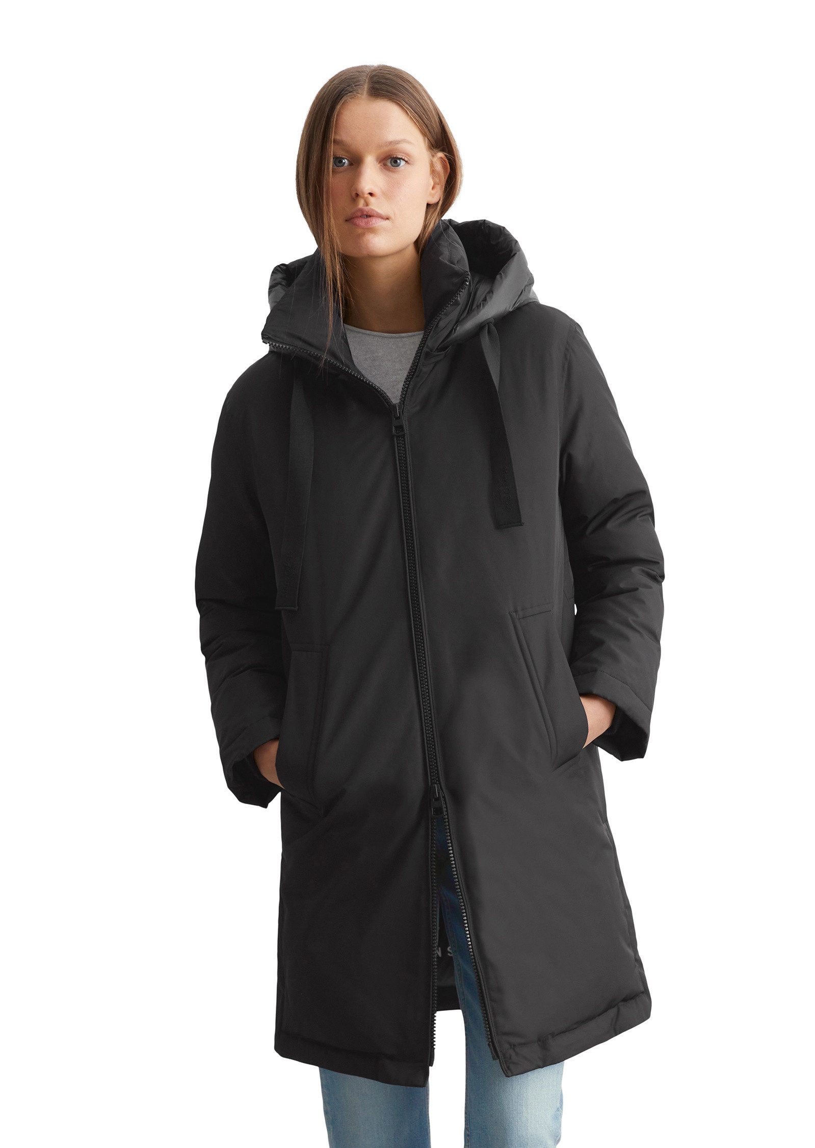 Marc O'Polo Wintermantel aus recyceltem Polyester-Twill günstig online kaufen