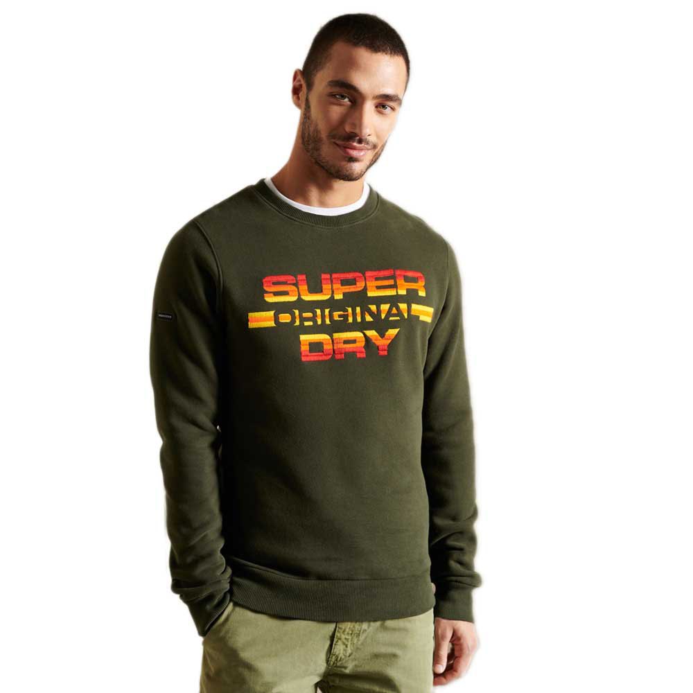 Superdry Original Fade Pullover M Surplus Goods Olive günstig online kaufen