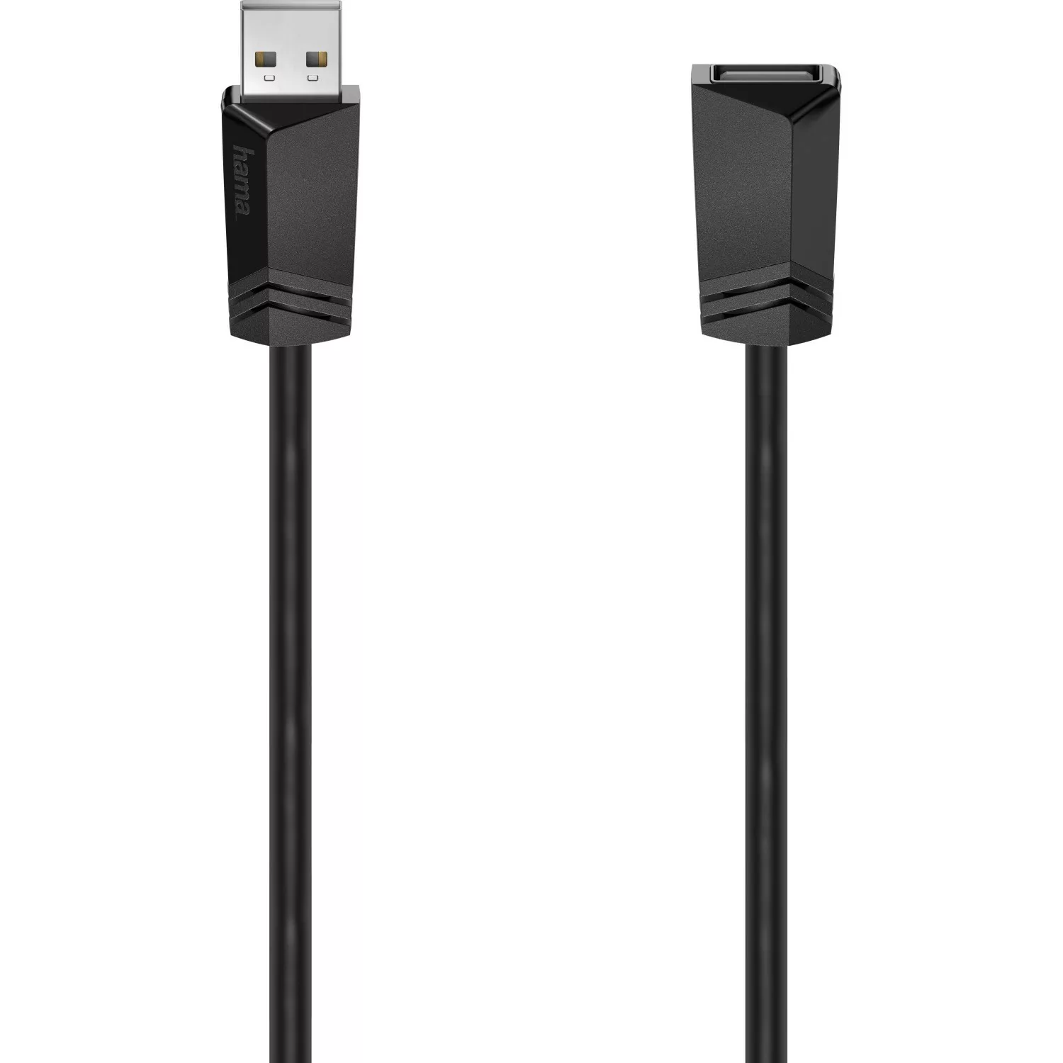 Hama USB-Verlängerungskabel USB 2.0 480 Mbit/s Schwarz 3 m günstig online kaufen