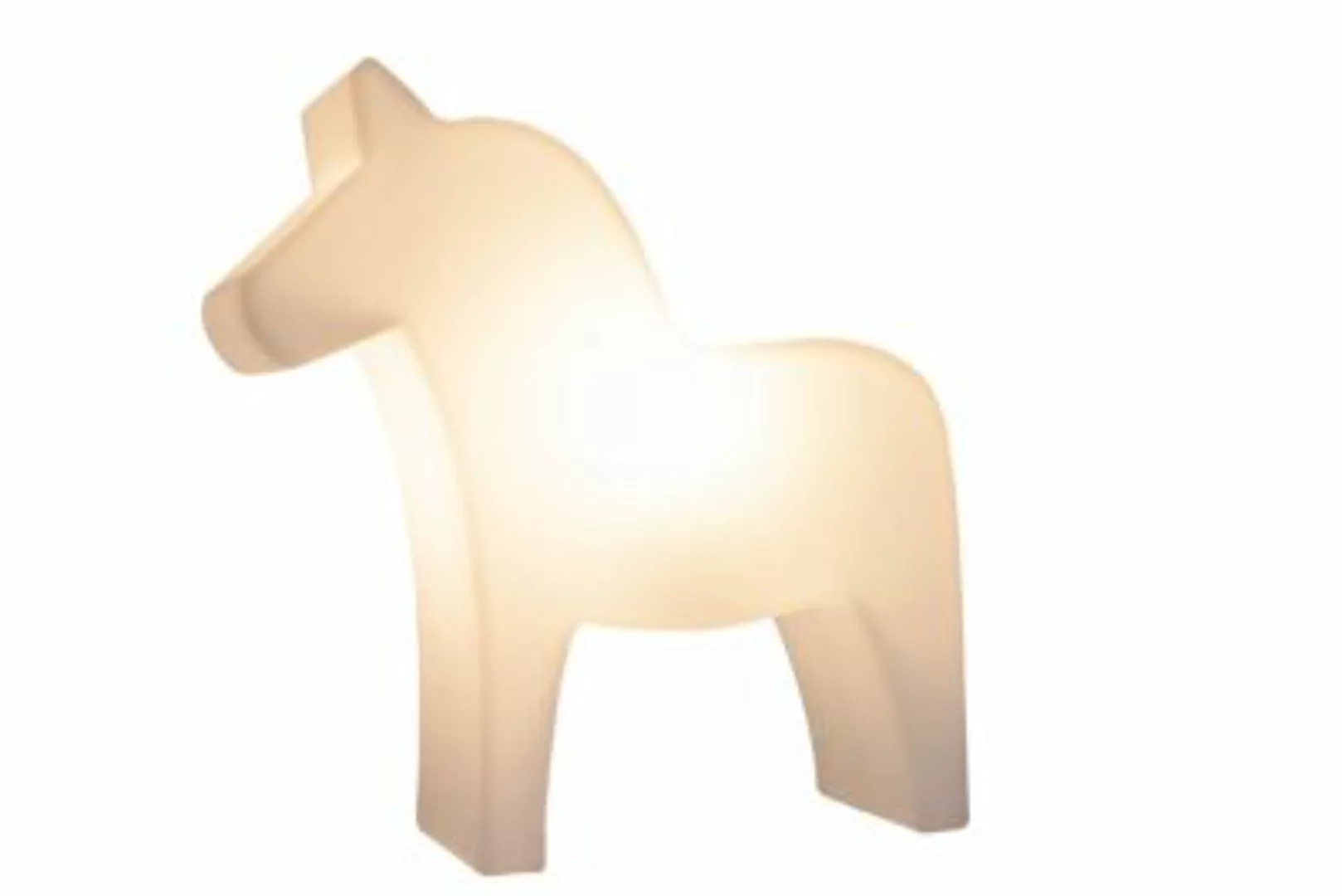 8 seasons design Shining Horse Gartenleuchte weiß günstig online kaufen