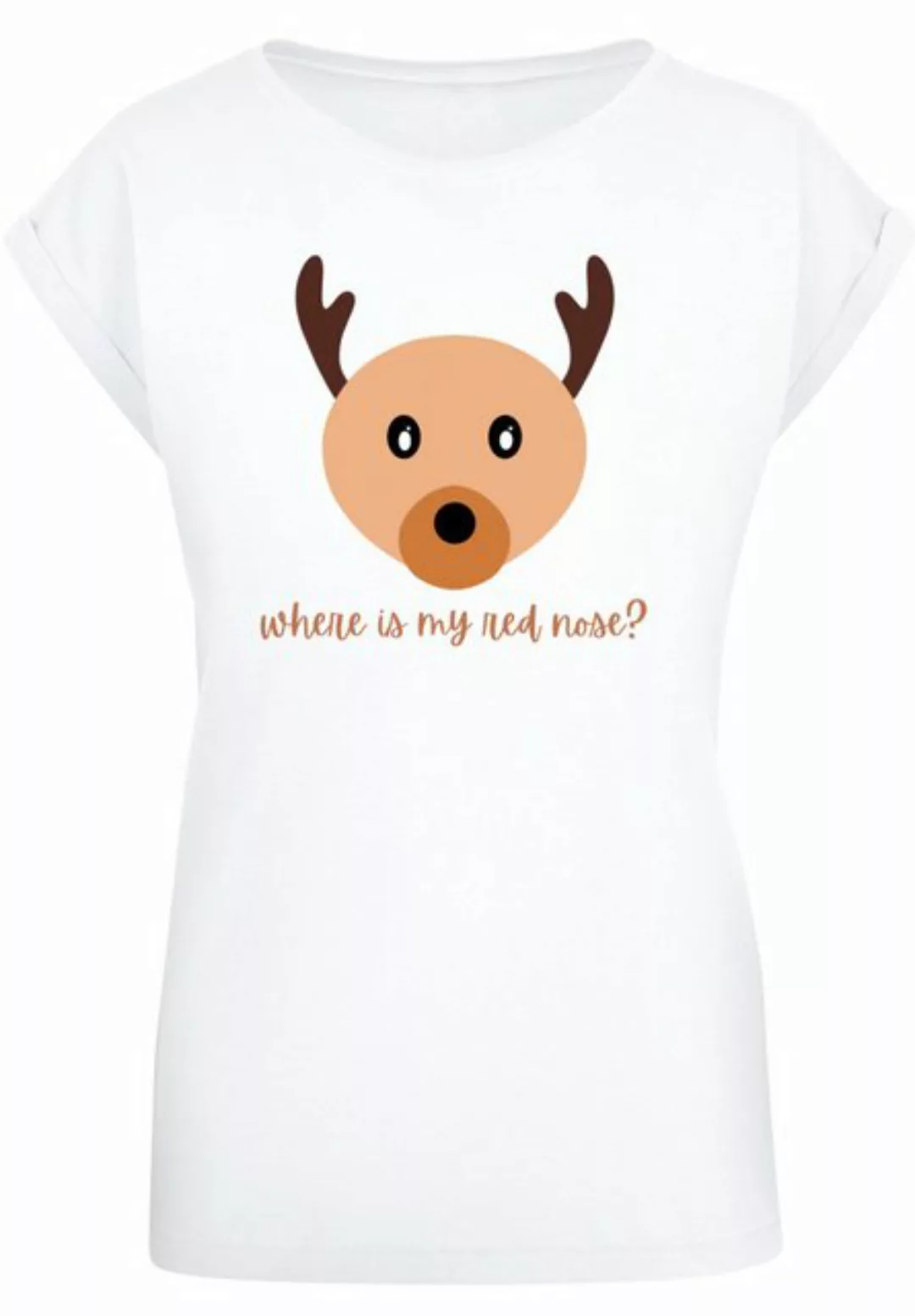 F4NT4STIC T-Shirt "Red Nose Weihnachten", Print günstig online kaufen