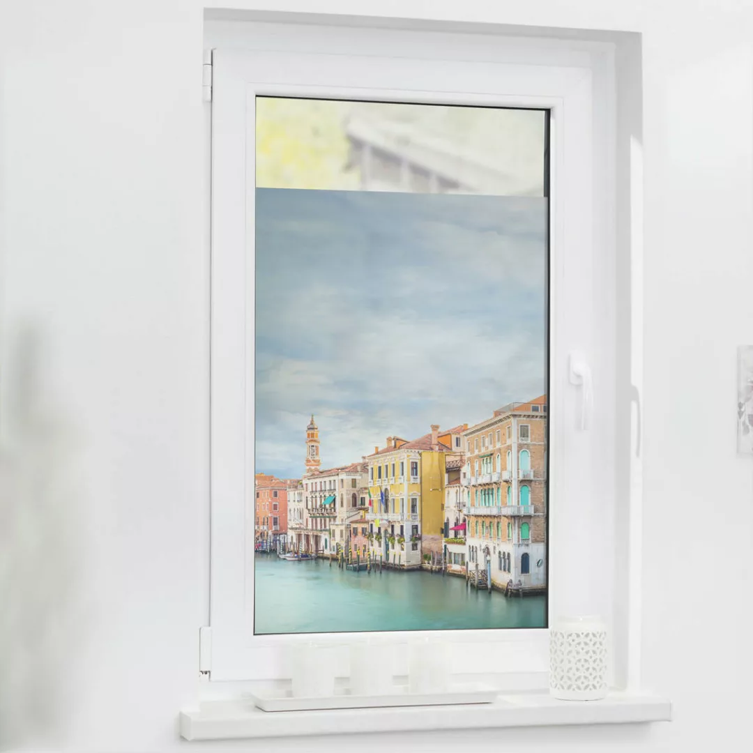 LICHTBLICK Fensterfolie Venedig Städte Venedig bunt B/L: ca. 100x130 cm günstig online kaufen