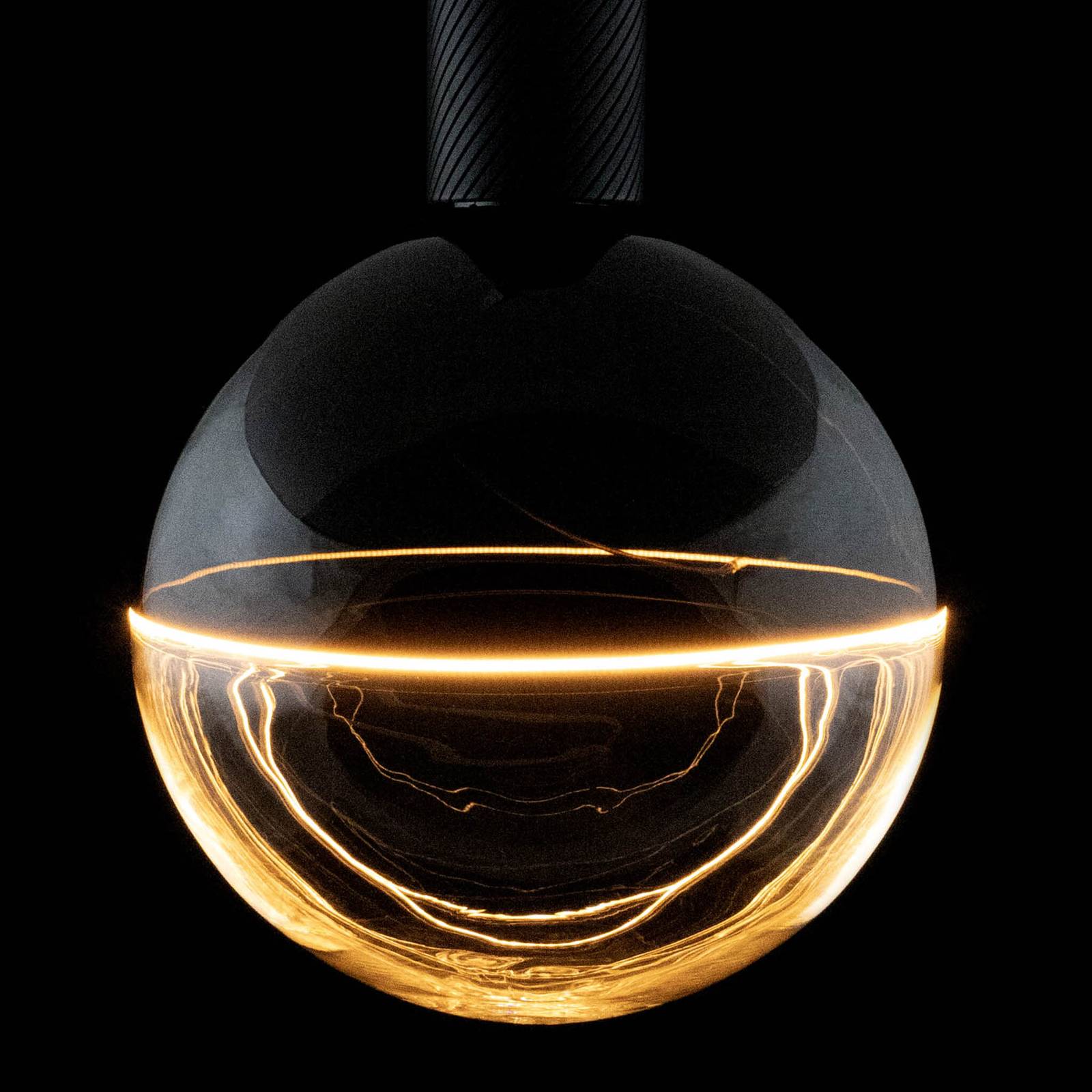 SEGULA LED-Leuchtmittel »LED Illusion Globe 188 2tones black clear«, E27, 1 günstig online kaufen