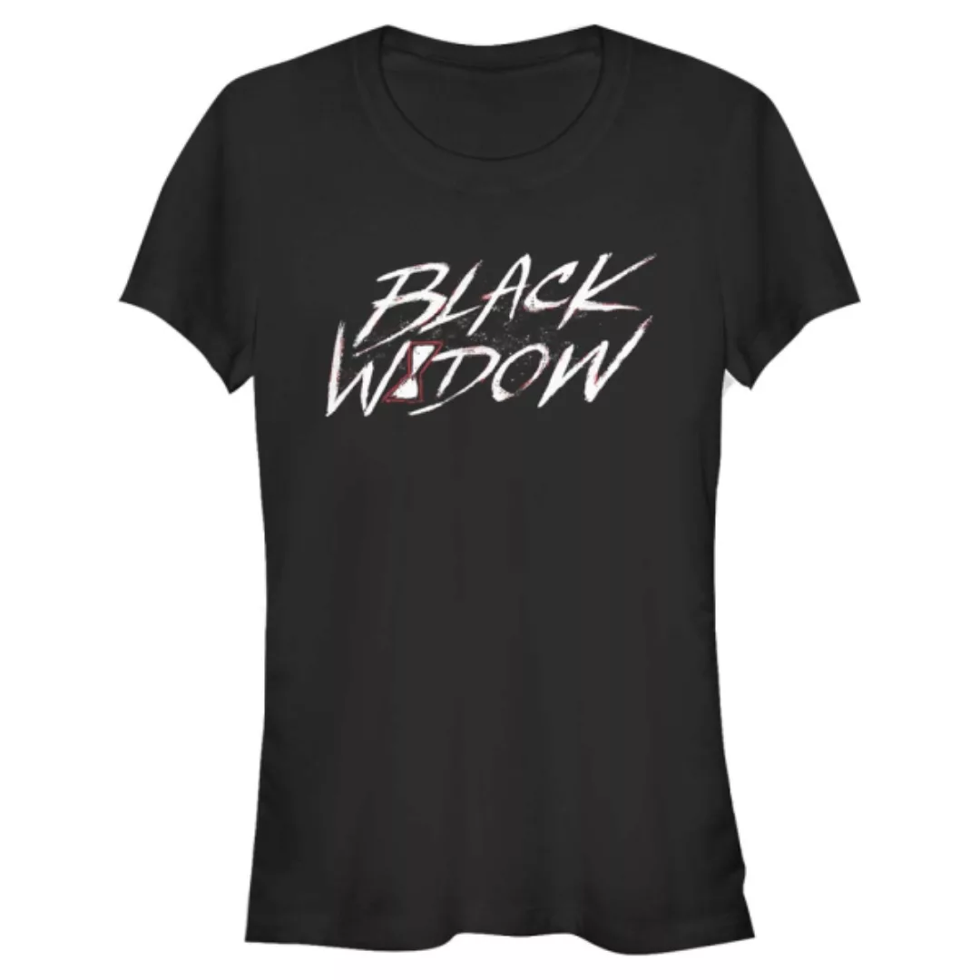 Marvel - Black Widow - Text Widow Paint - Frauen T-Shirt günstig online kaufen