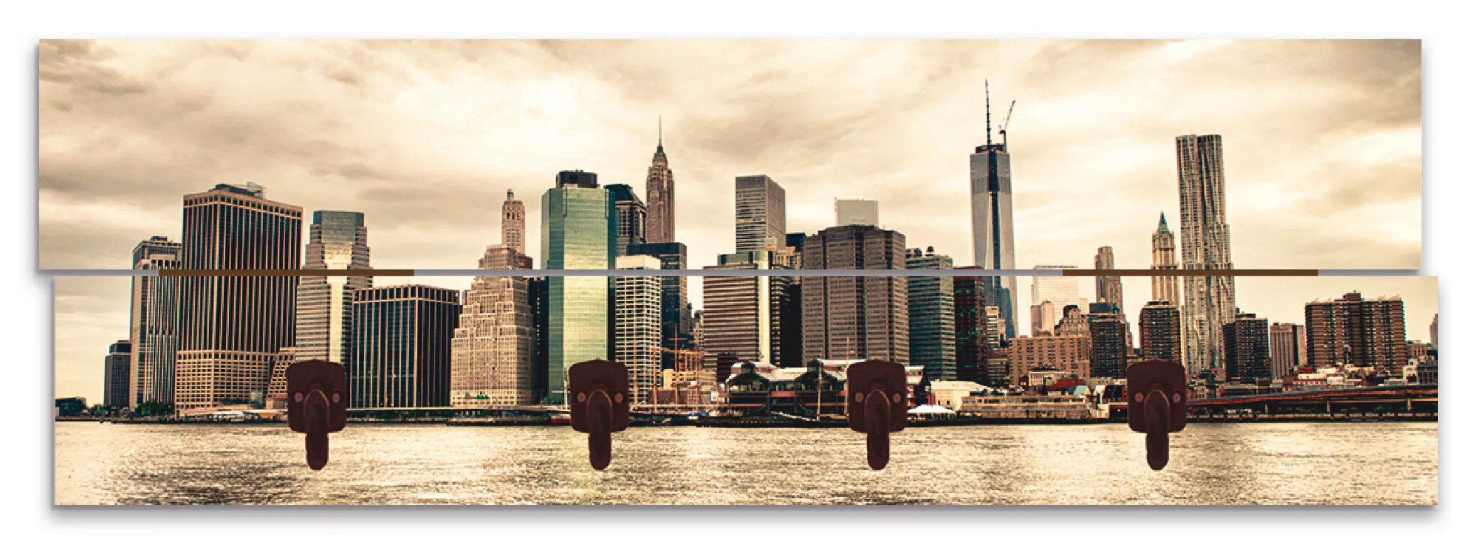 Artland Garderobenleiste »Lower Manhattan Skyline« günstig online kaufen