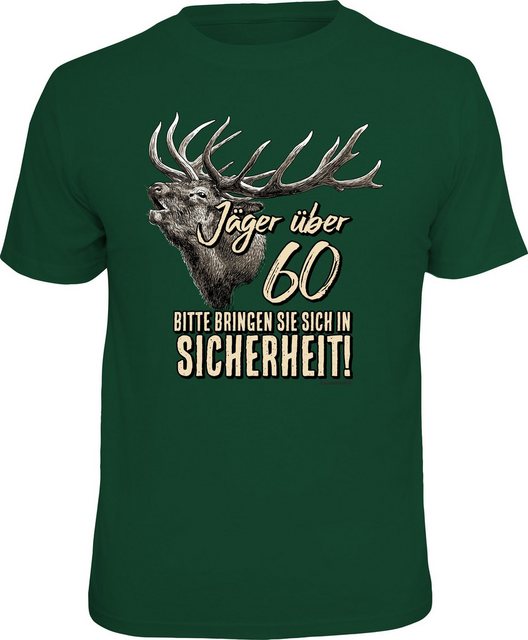 RAHMENLOS® T-Shirt als Geschenk zum Geburtstag - Jäger über 60 günstig online kaufen