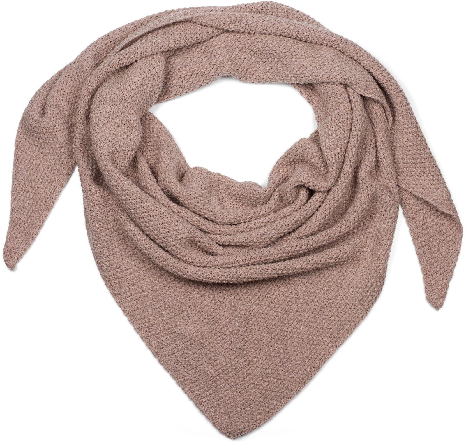 styleBREAKER Dreieckstuch Strick Dreiecktuch Einfarbig, (1-St) günstig online kaufen