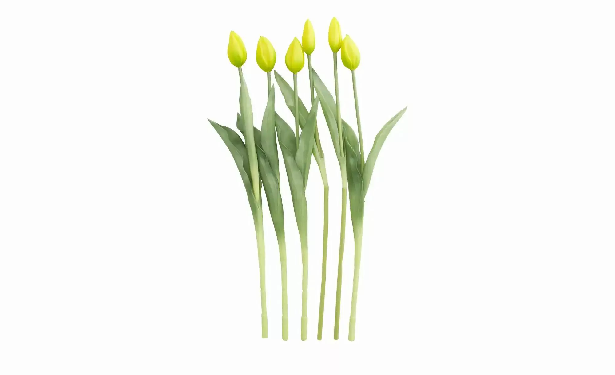 Tulpenbund  7-fach   ¦ gelb ¦ Kunststoff,PVC ¦ Maße (cm): H: 44 Accessoires günstig online kaufen