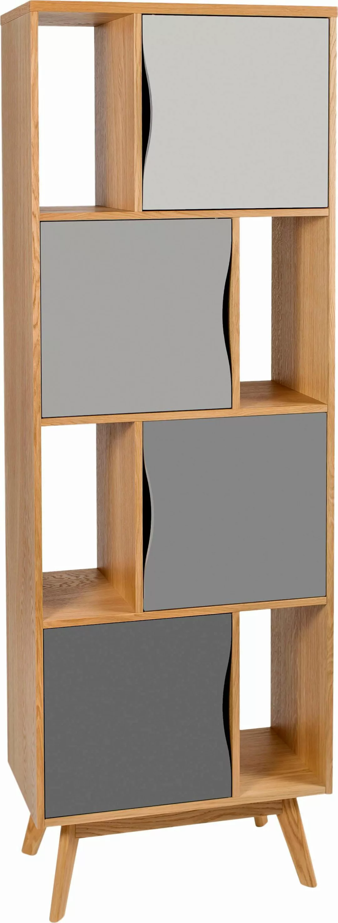 Woodman Bücherregal "Avon", Höhe 191 cm, Holzfurnier aus Eiche, schlichtes günstig online kaufen